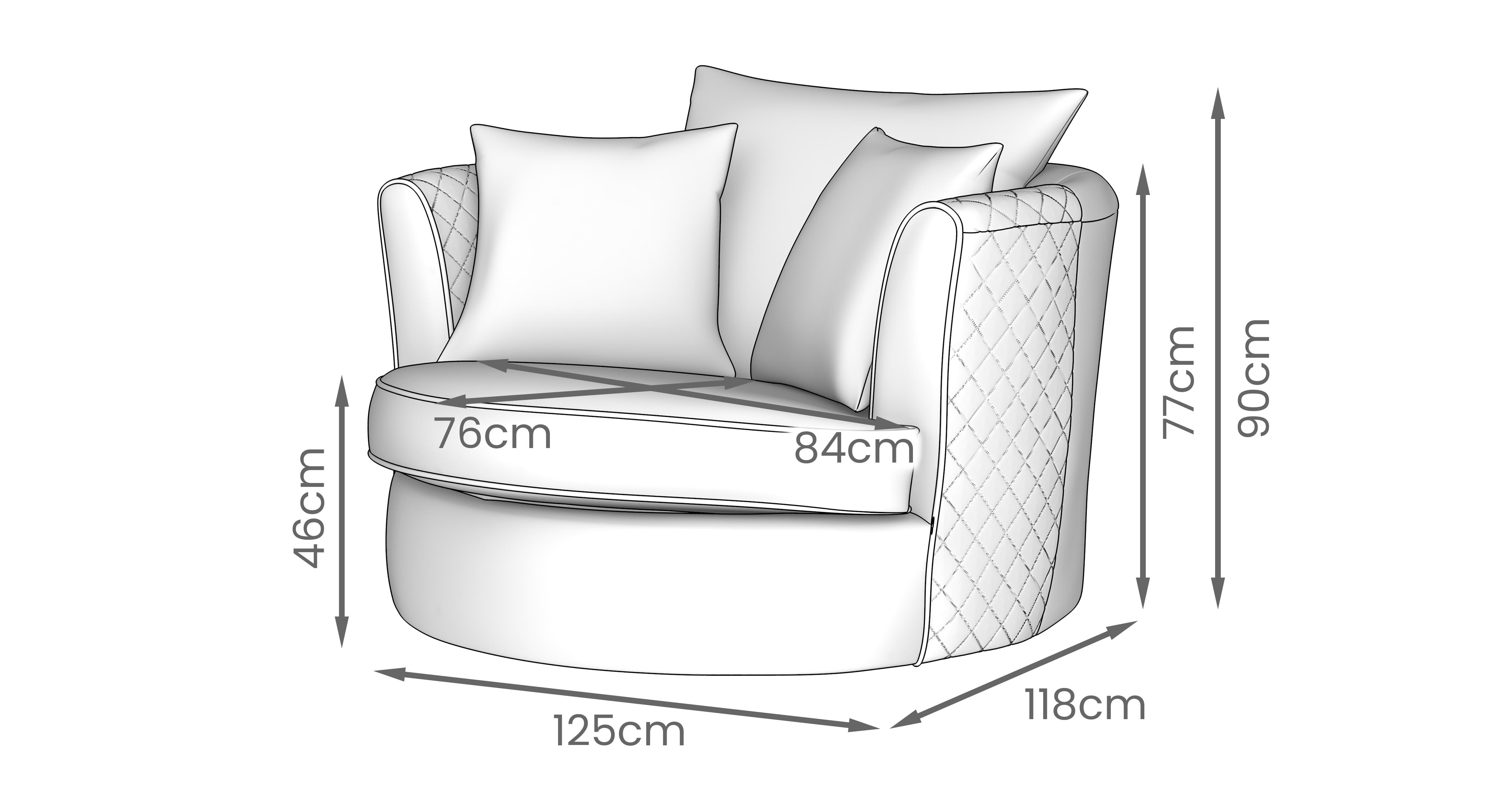 Orka Large Swivel Chair DFS