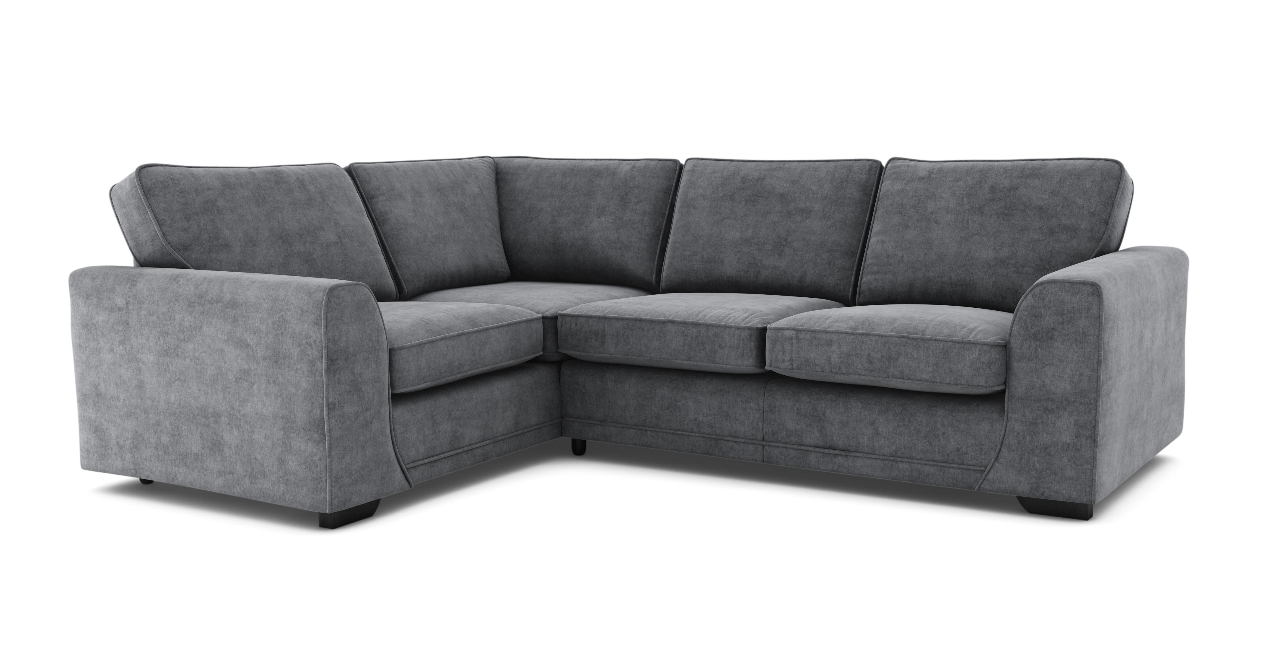 Orka Non Quilted Right Hand Facing 2 Seater Corner Sofa | DFS