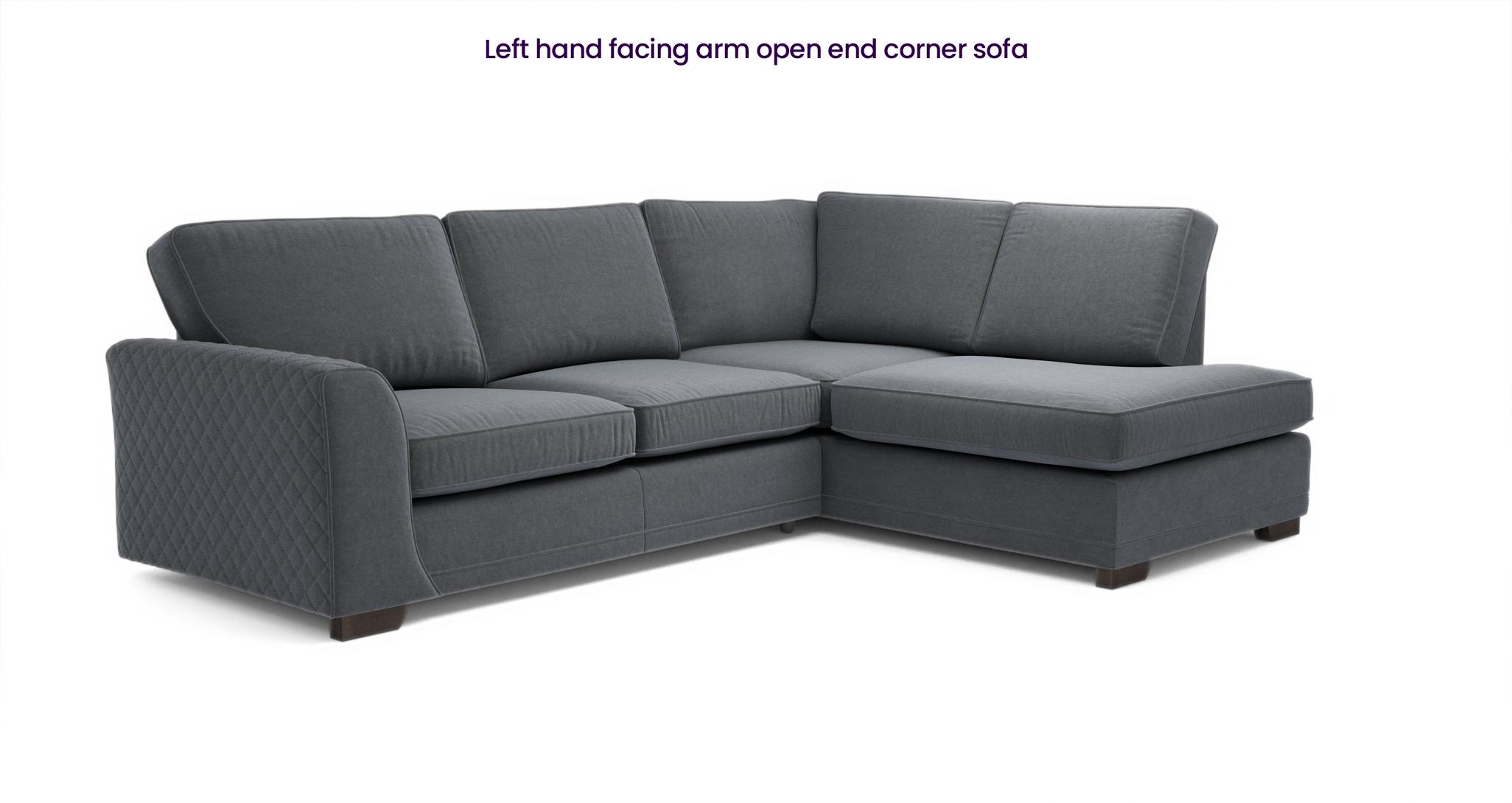 DFS Orka Left Hand or Right Hand Facing Arm Open End Corner Sofa Including  Mainland UK Delivery (19 Colours Available) - £699 @ DFS