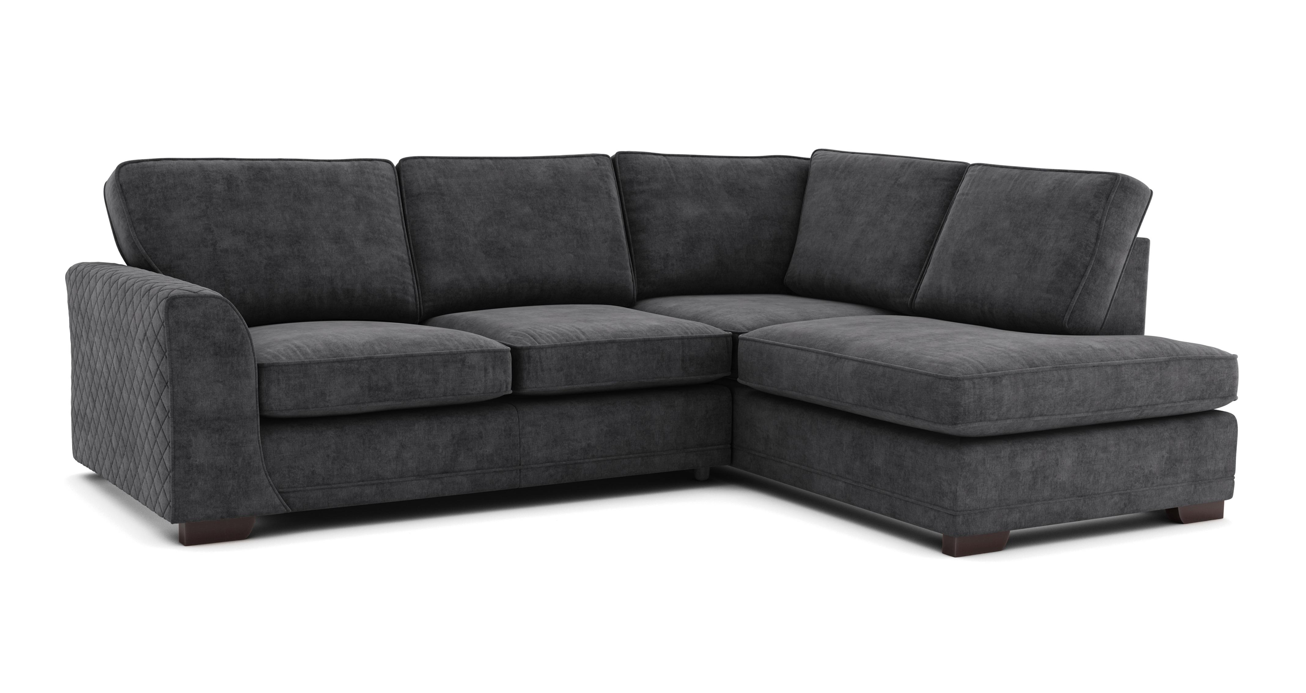 Left Hand Facing Arm Open End Corner Sofa