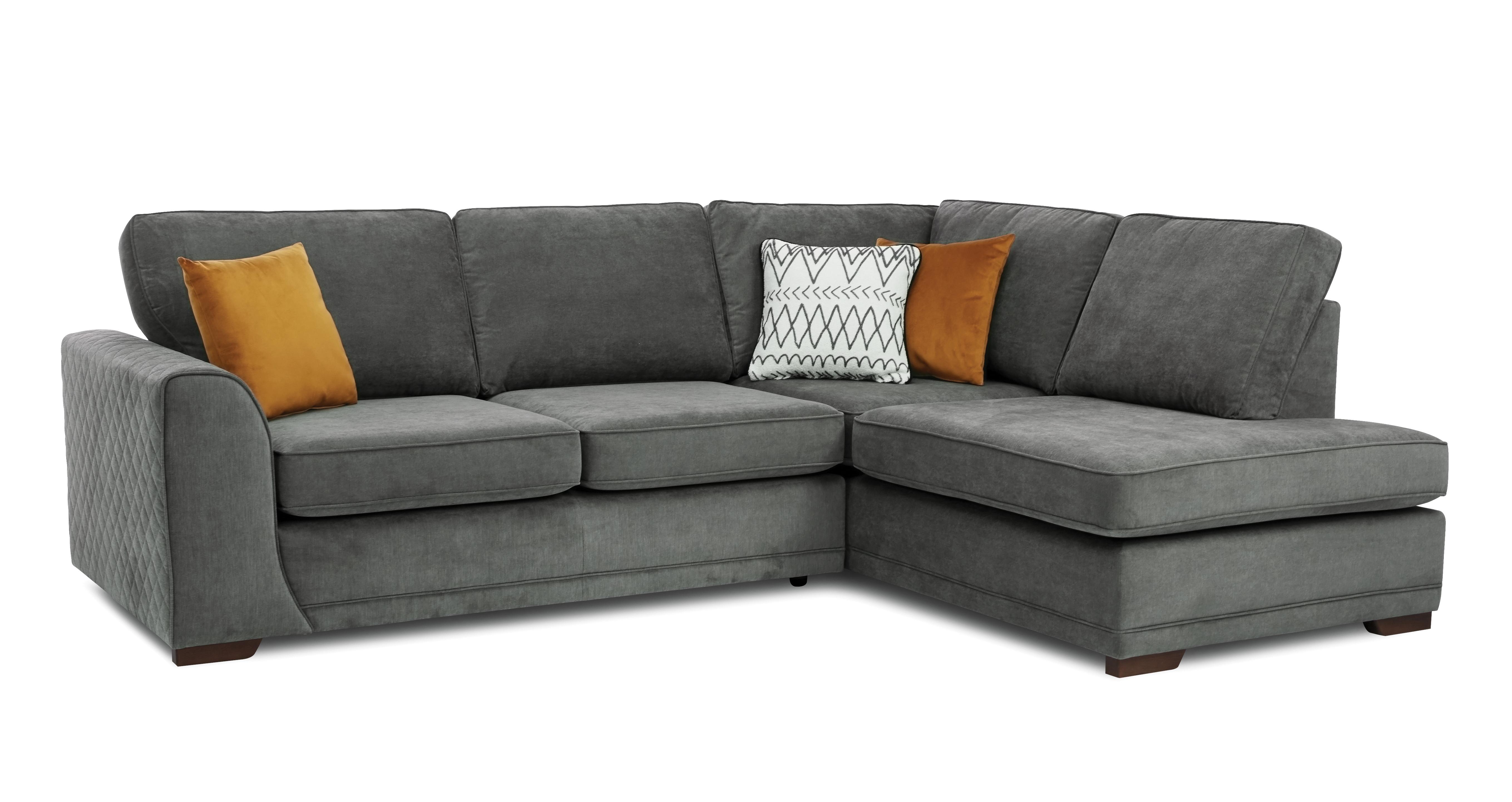 DFS Orka Left Hand or Right Hand Facing Arm Open End Corner Sofa Including  Mainland UK Delivery (19 Colours Available) - £699 @ DFS