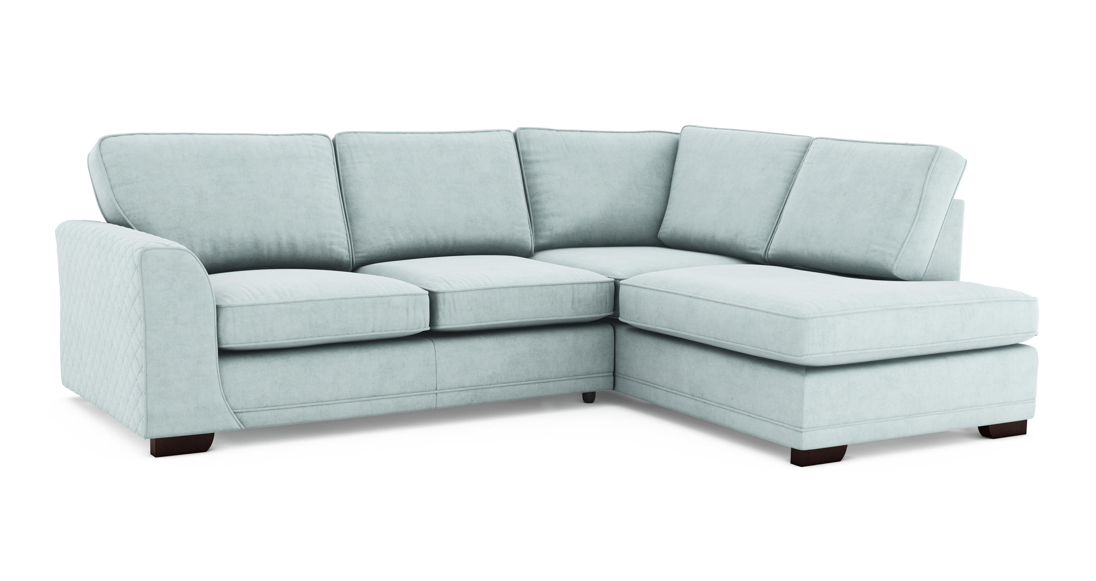 Left Hand Facing Arm Open End Corner Sofa