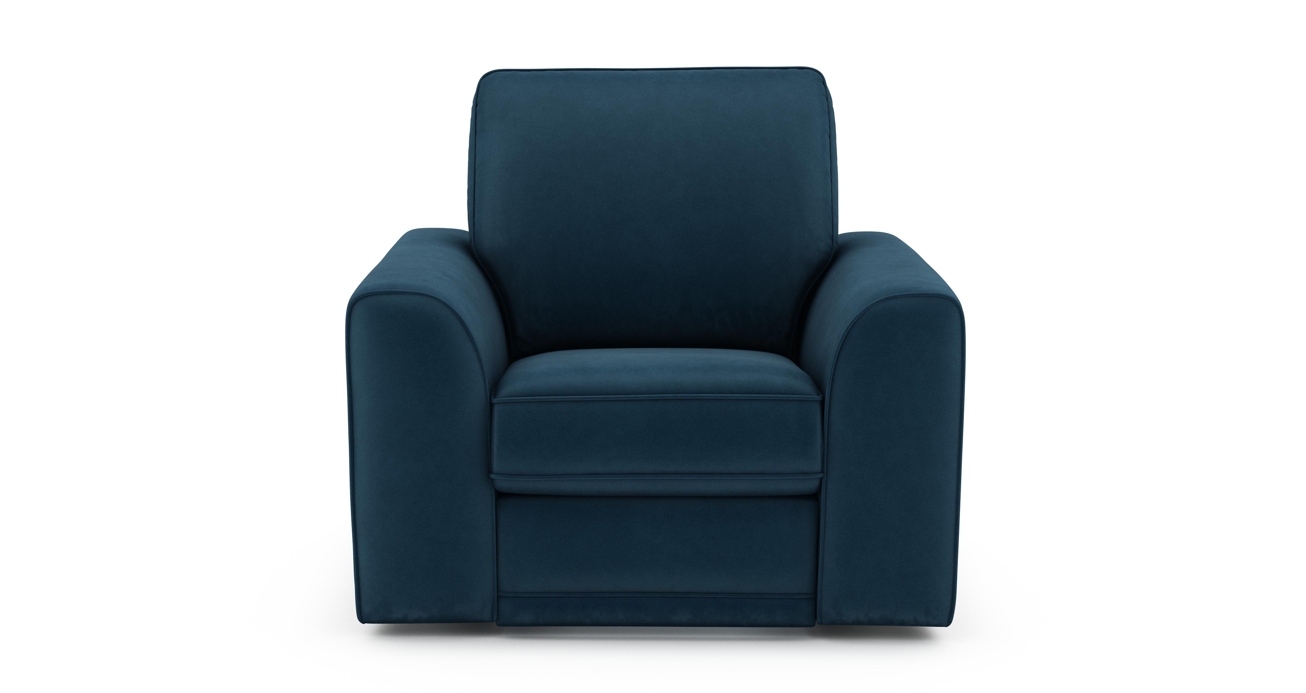 Orka Velvet Non Quilted Power Recliner Chair DFS