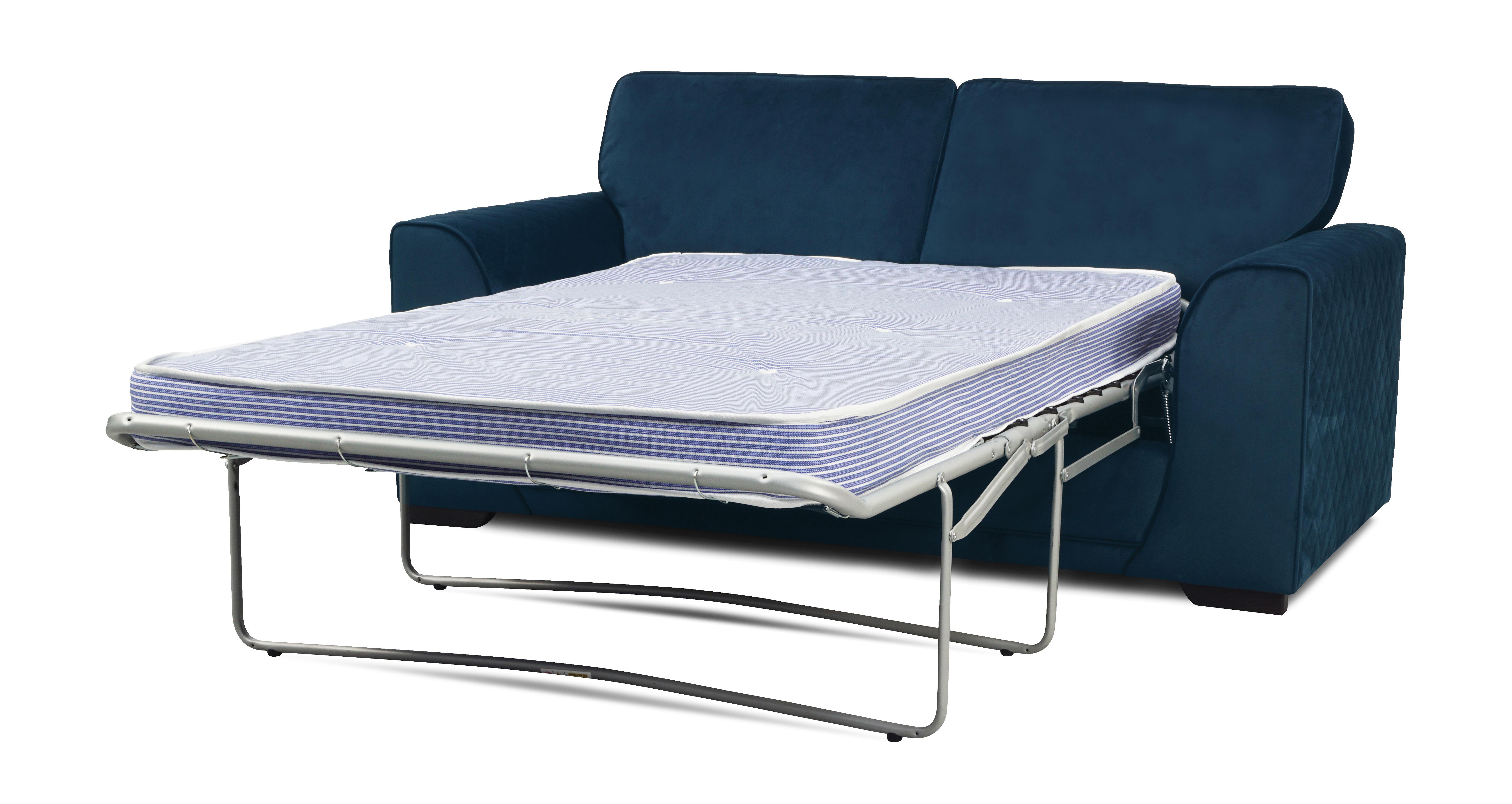 Orka Velvet Large 2 Seater Deluxe Sofa Bed DFS