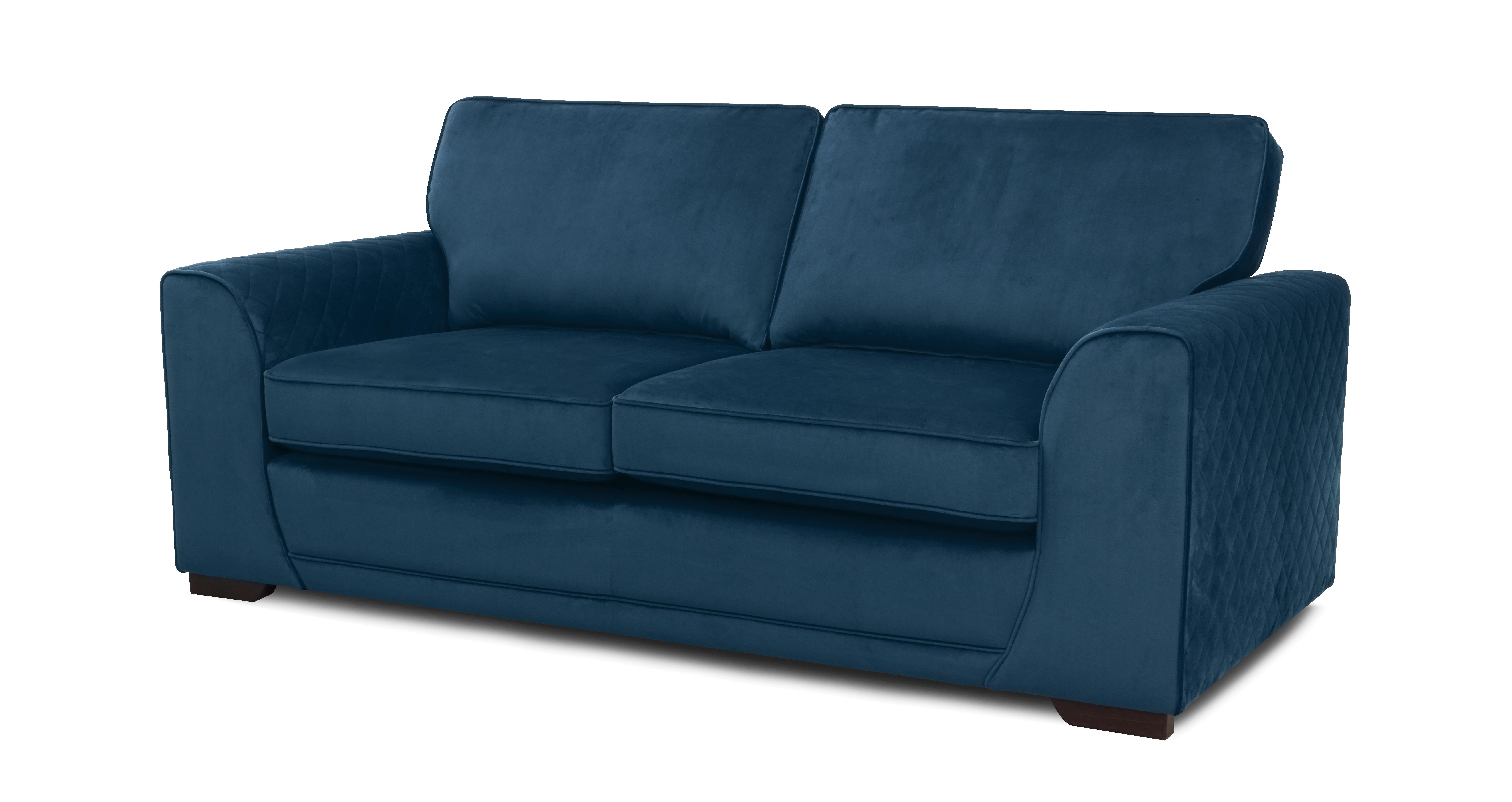 Orka Velvet 3 Seater Sofa Sensual Velvet Dfs Ireland