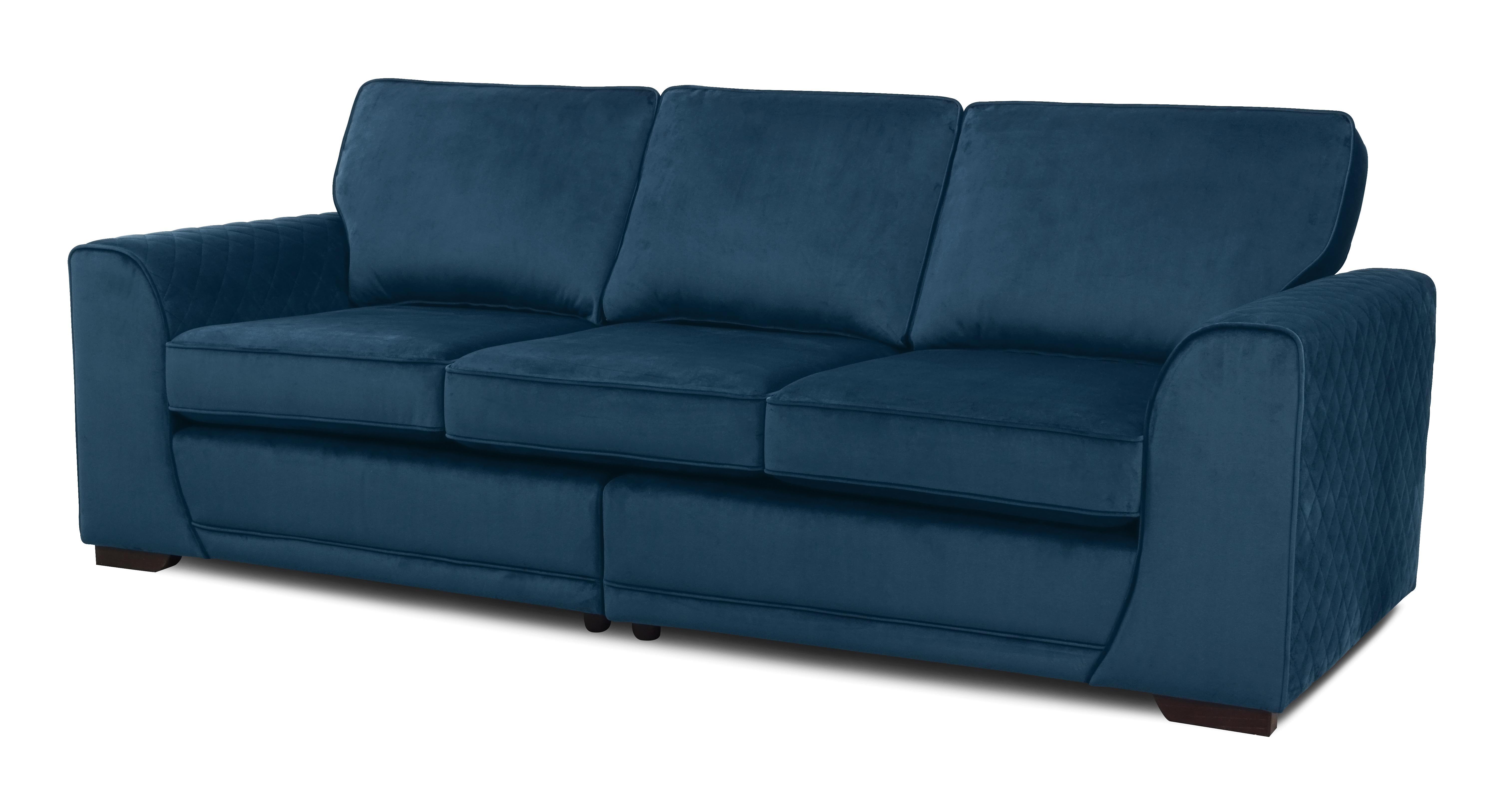 Dfs deals velour sofa