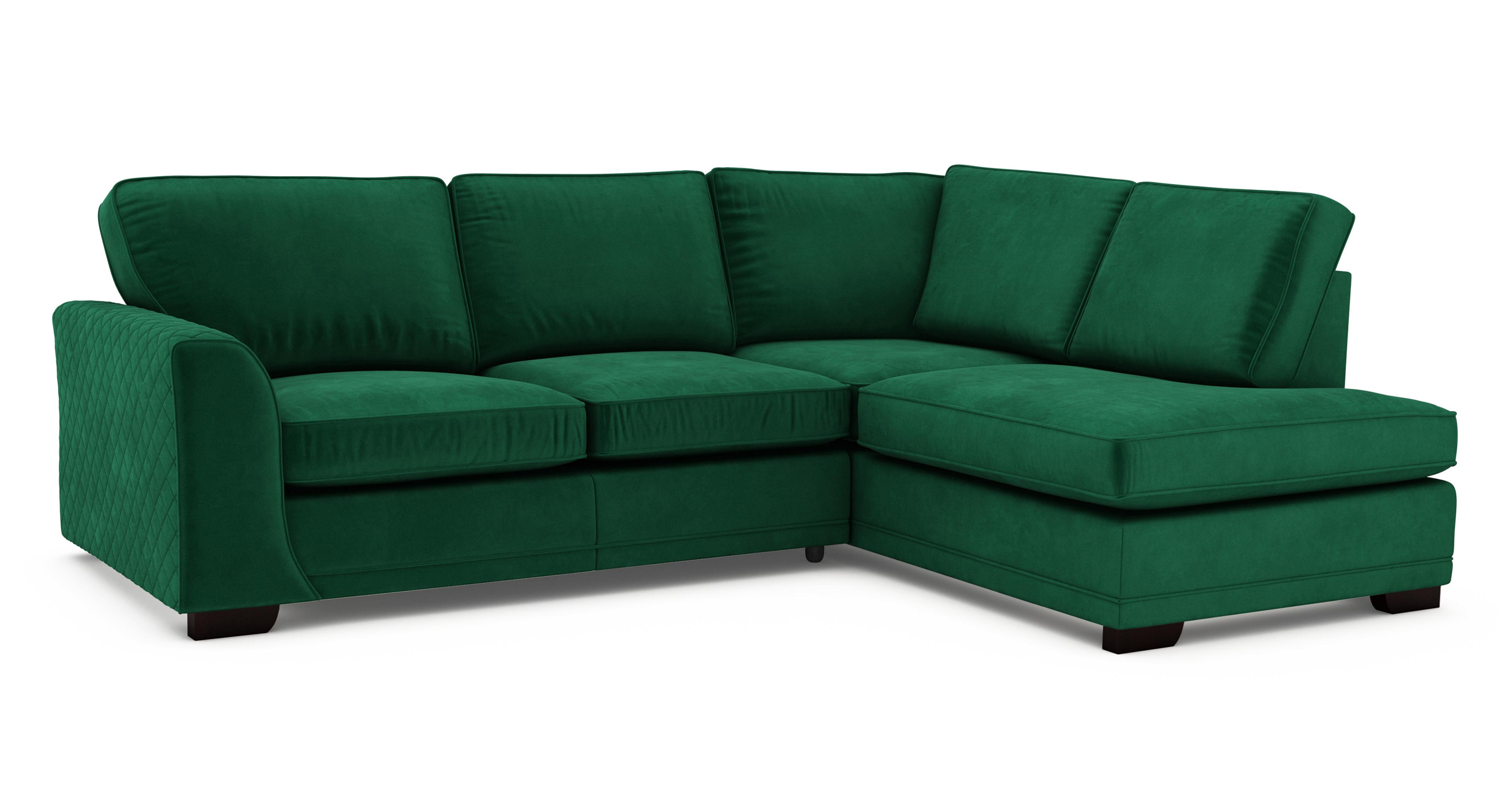Left Hand Facing Arm Open End Corner Sofa