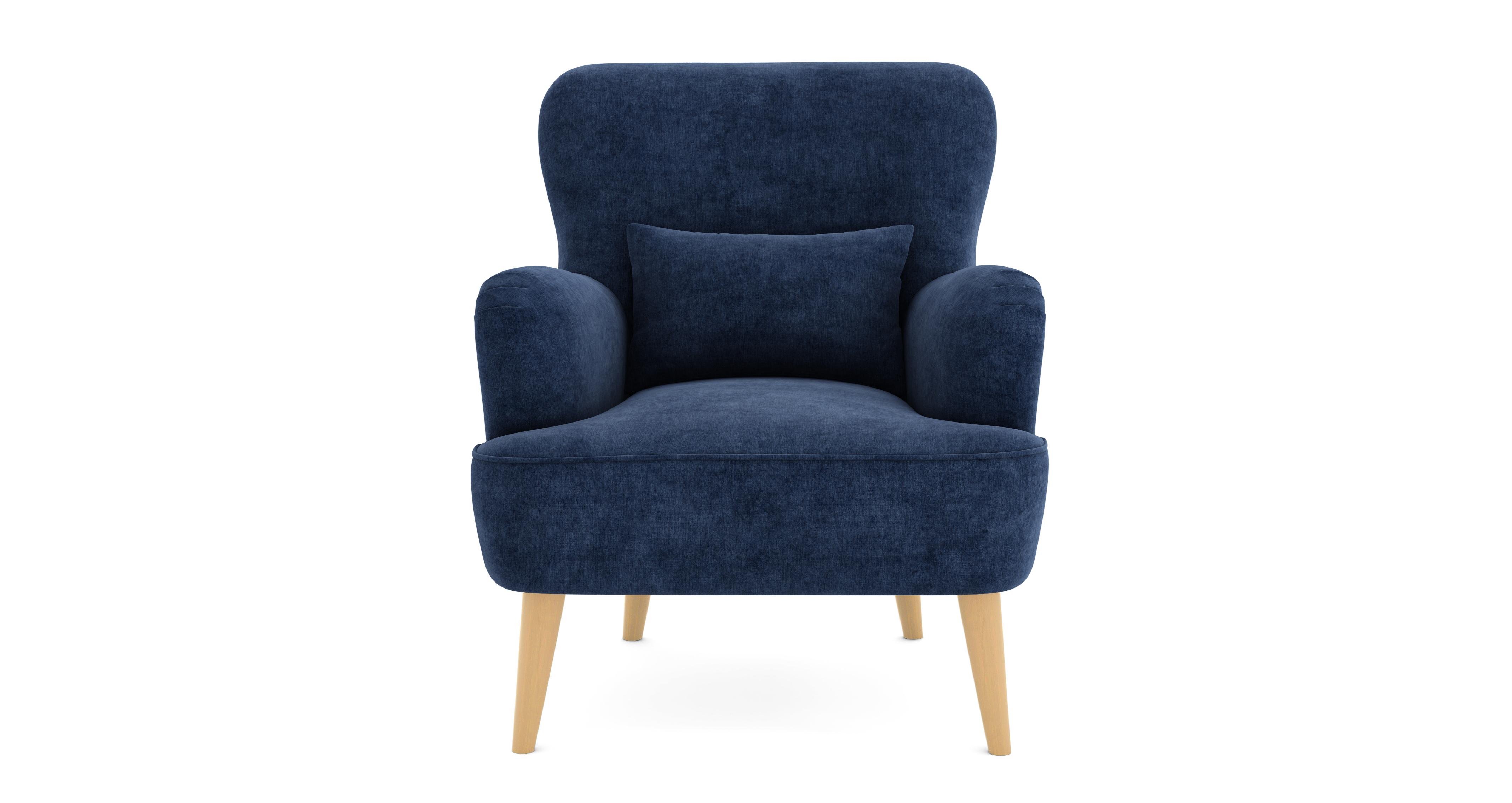 Club Chair with Bolster Cushion