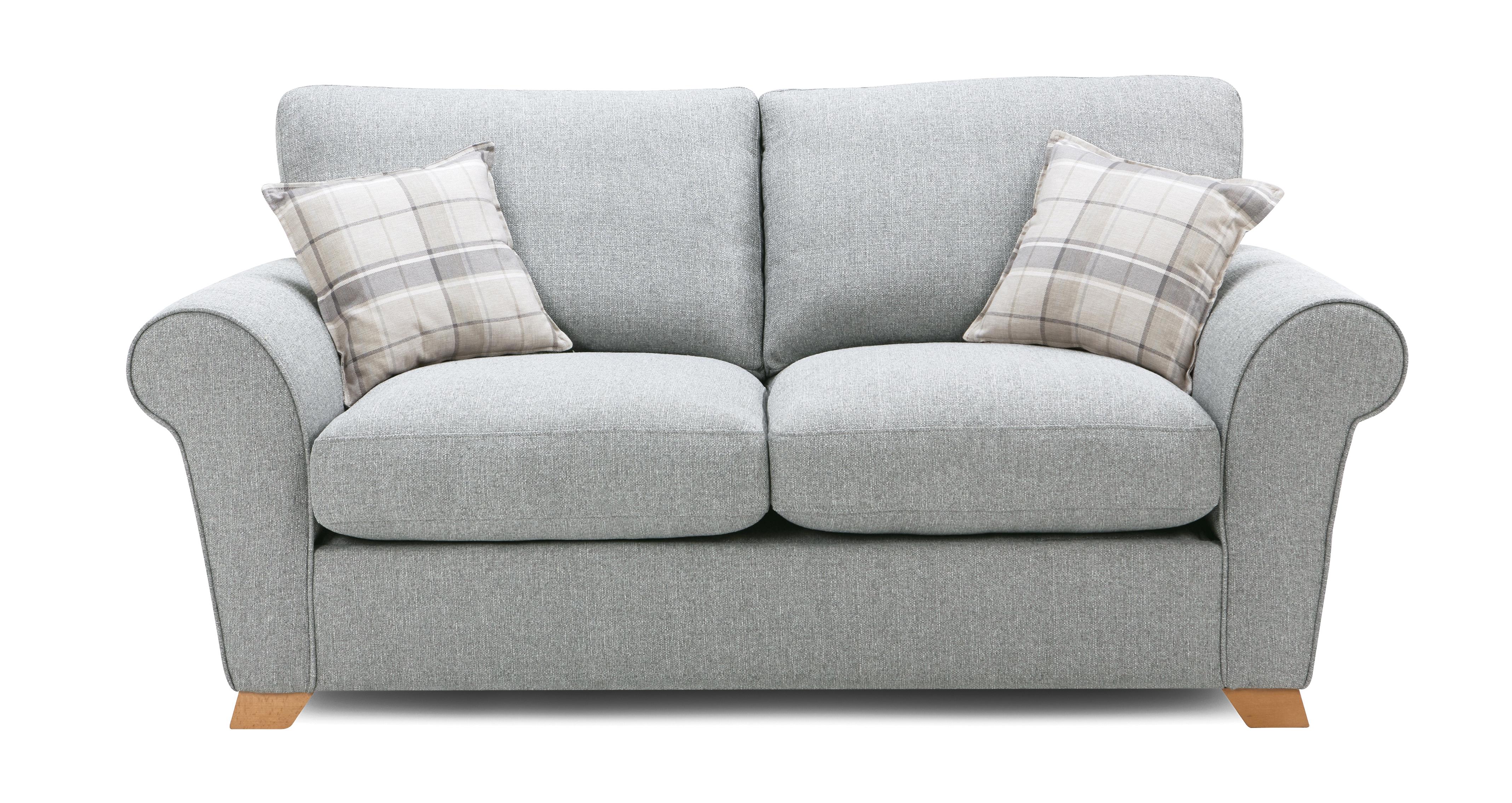 fabric two seater sofa bed