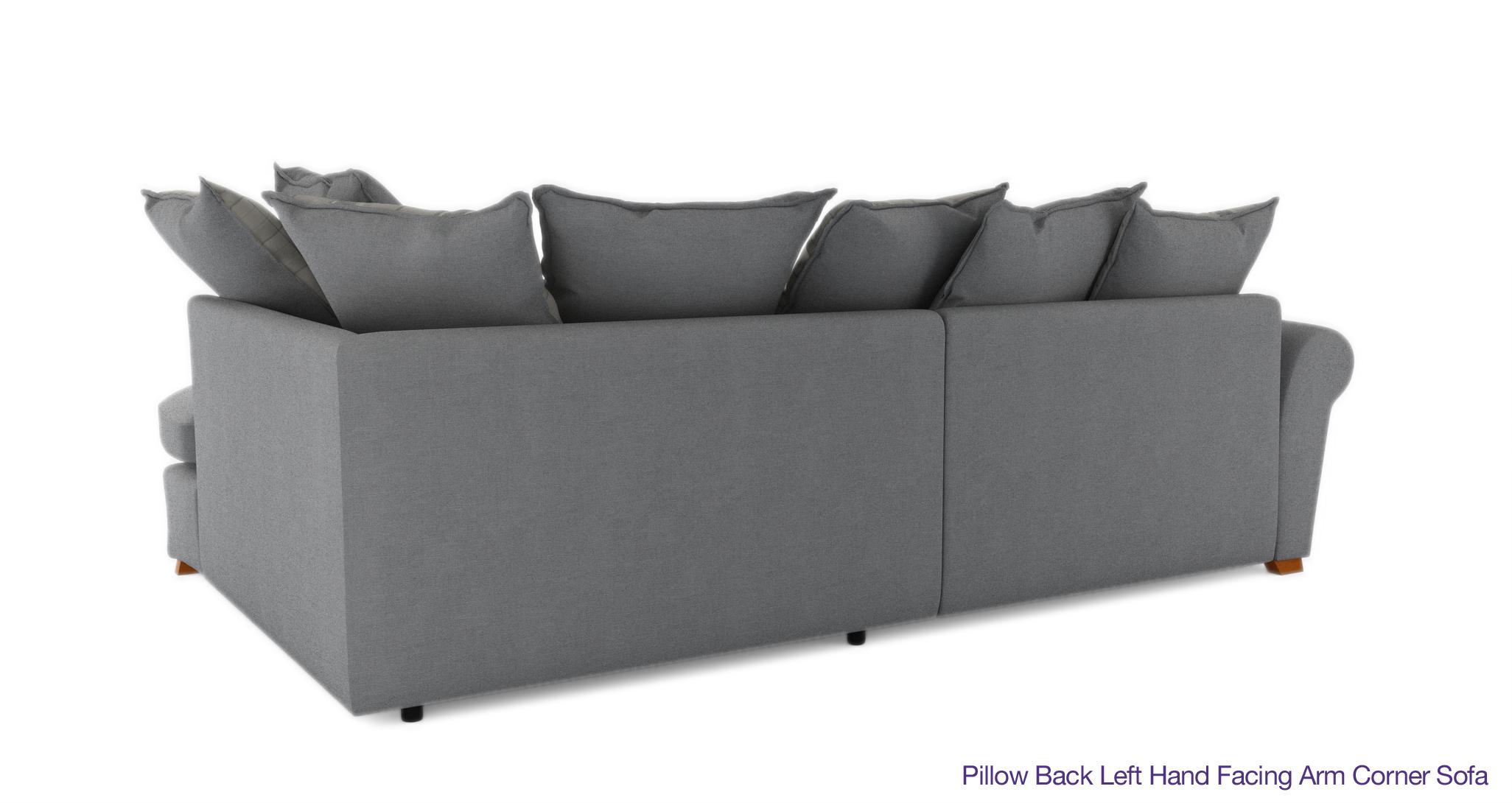 Owen Pillow Back Left Hand Facing Arm Corner Sofa