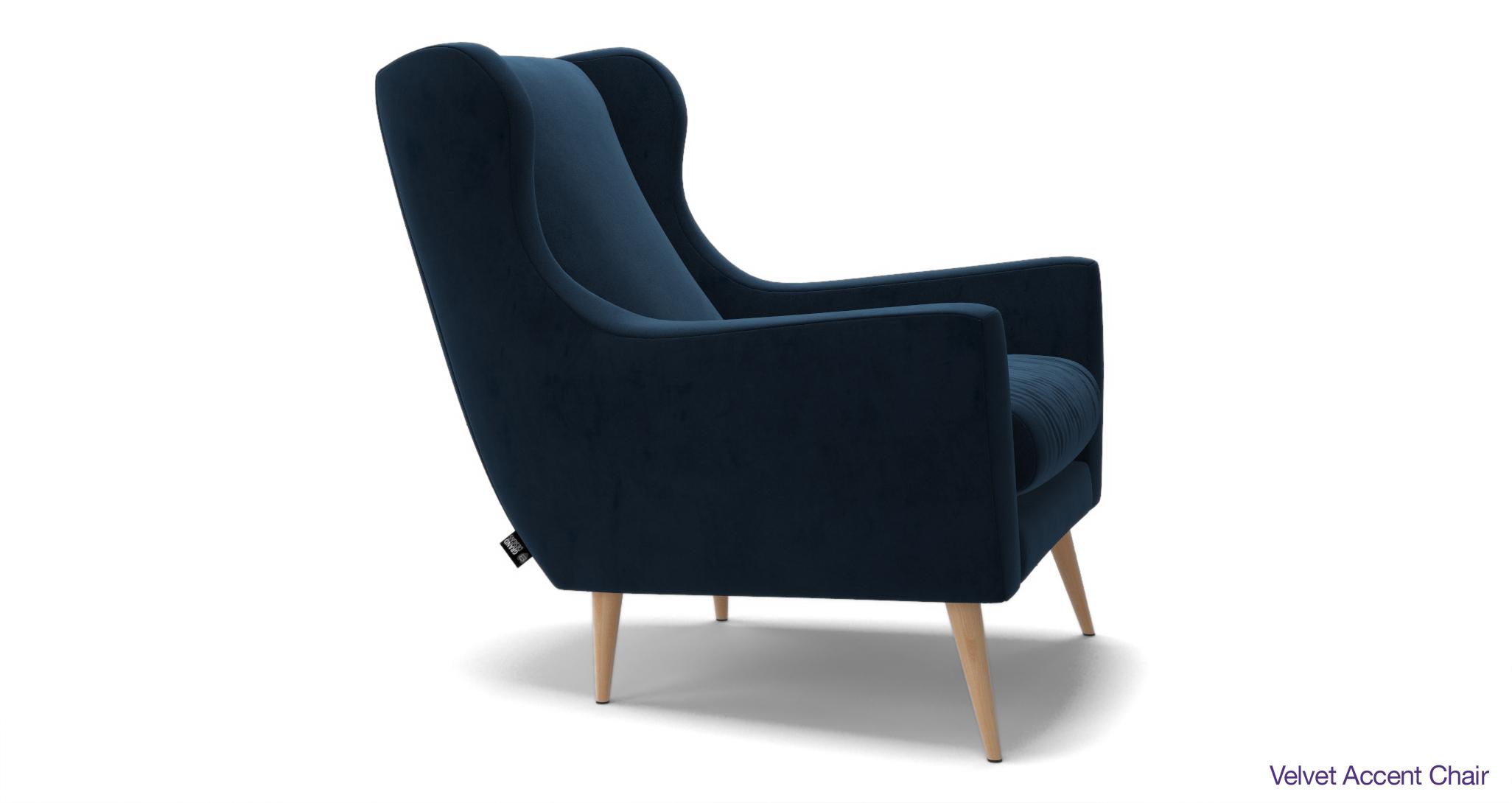 Padstowe Velvet Accent Chair DFS