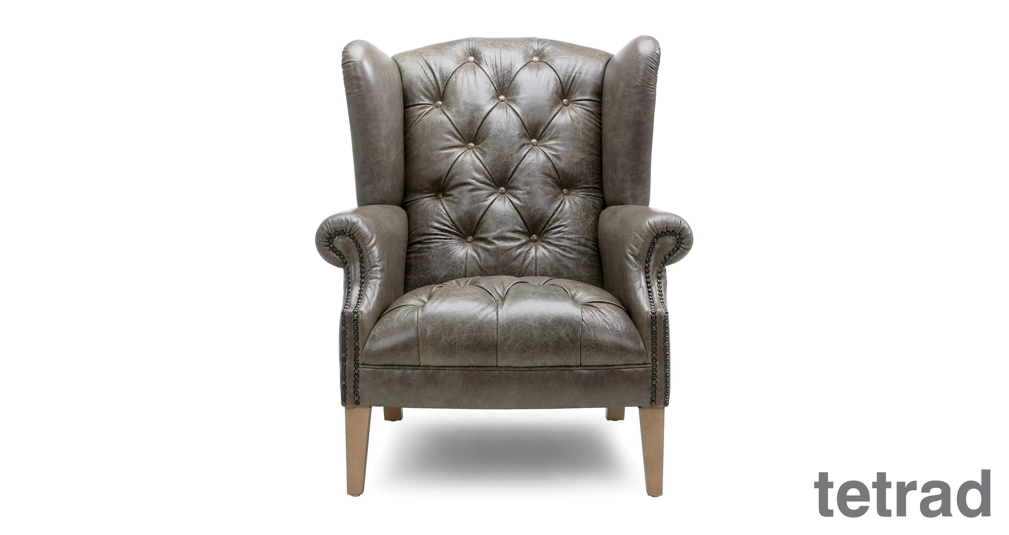 palace Leather Wing Chair