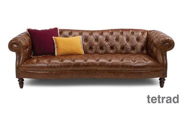 Leather 4 Seater Sofa