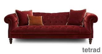 Palace Velvet Ruby Sofa