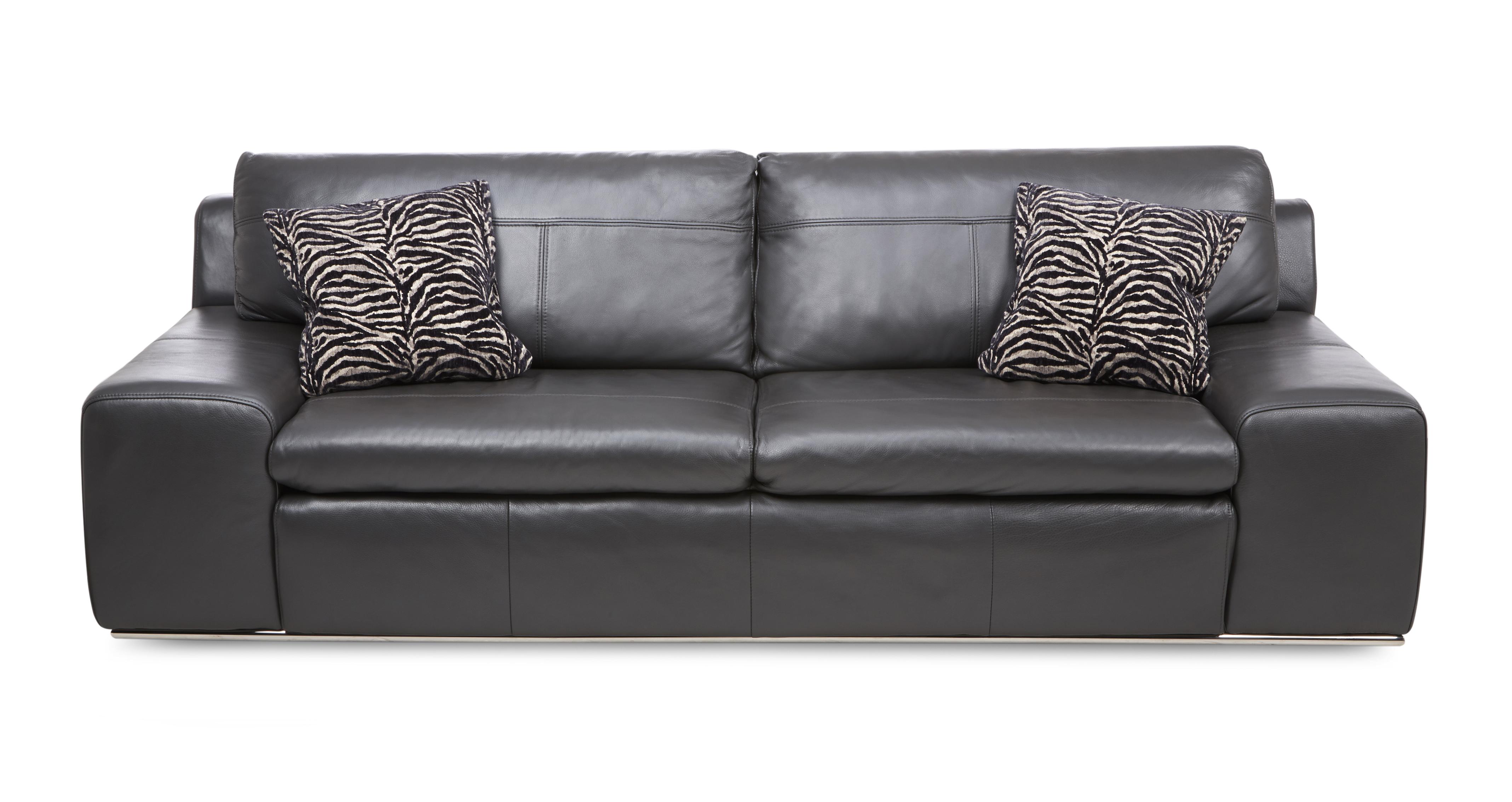 Dfs leather store settee sale