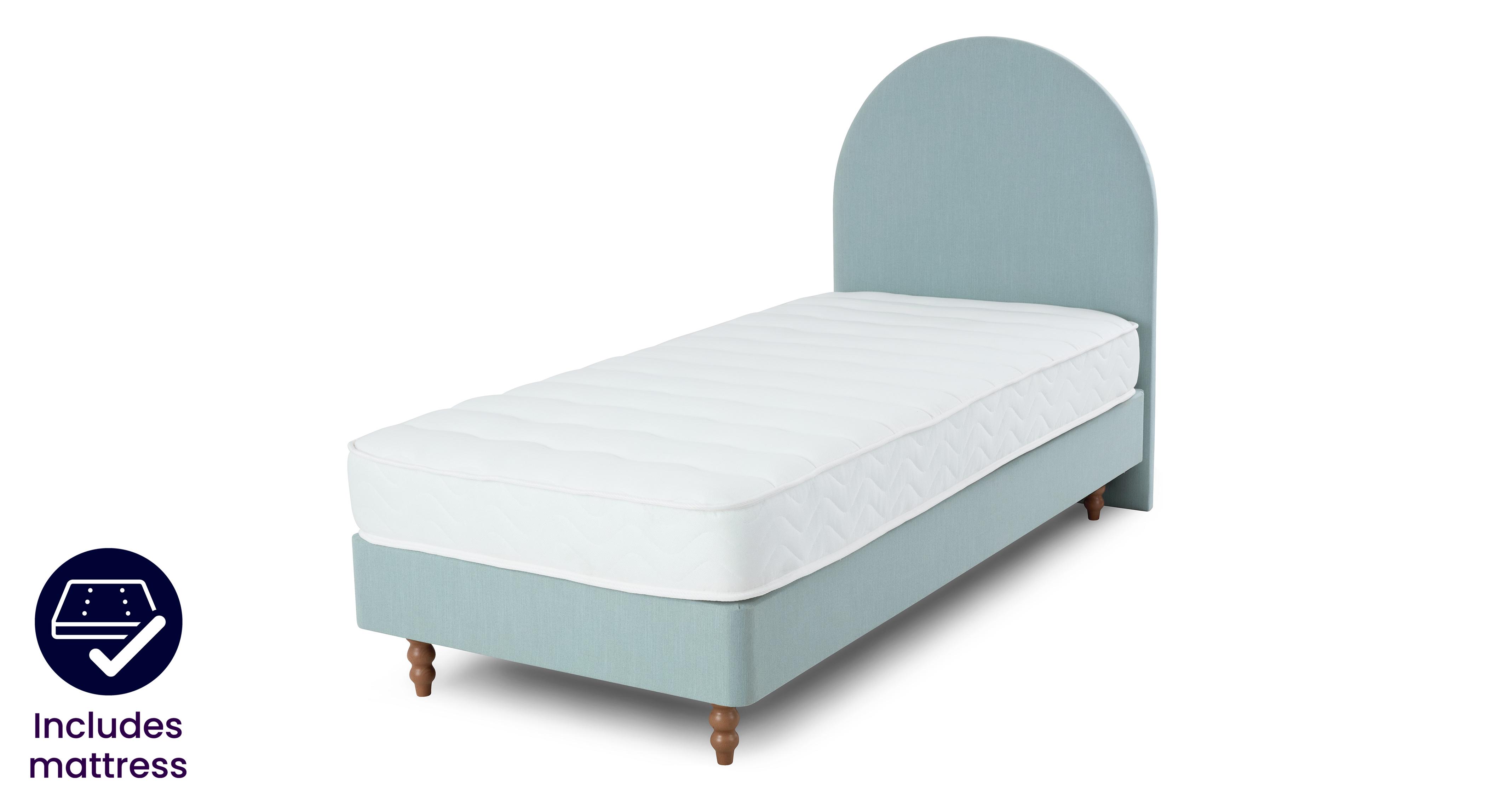 No Drawer Single Bedframe and Boyd Mattress