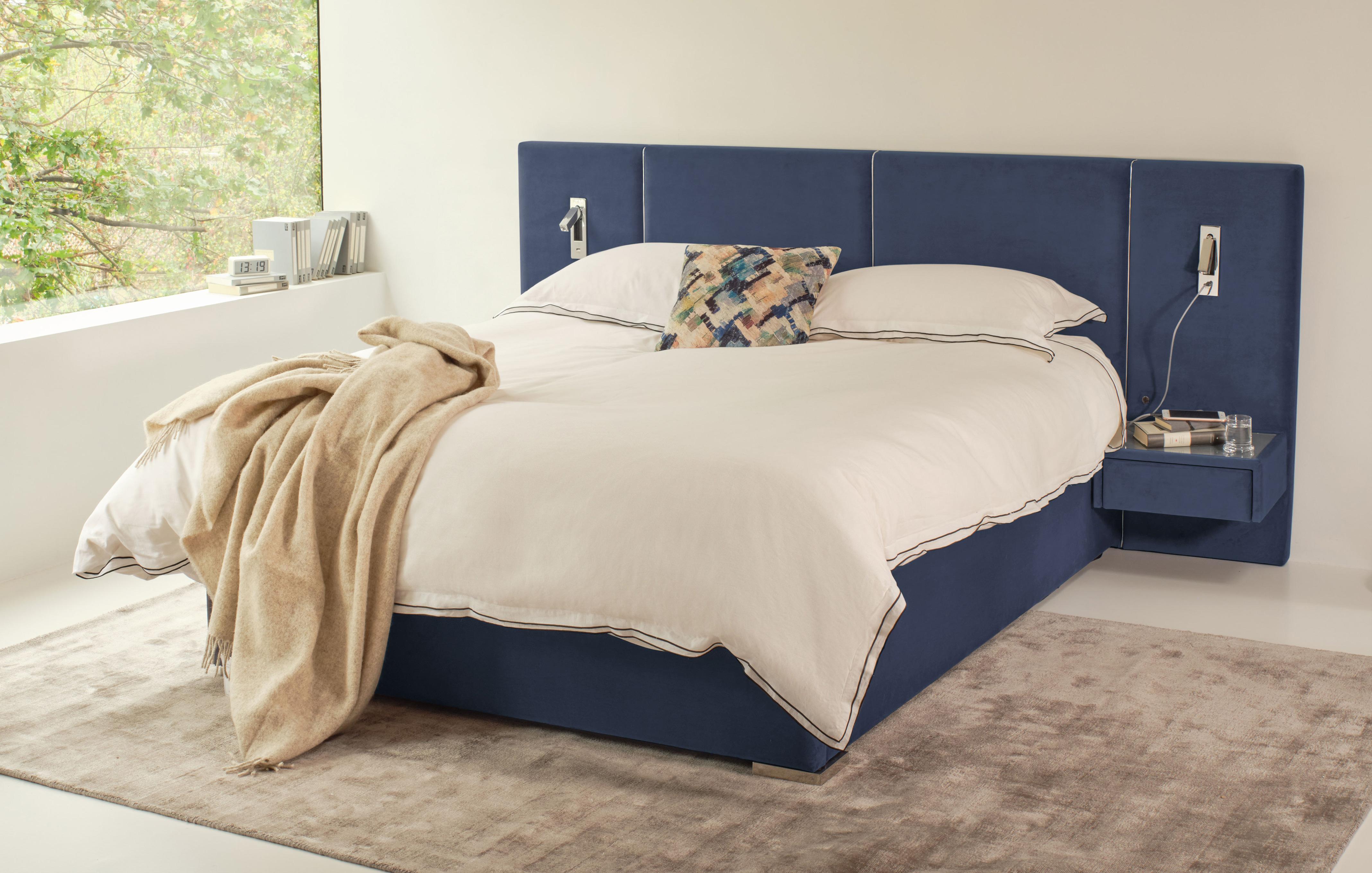Super King Ottoman Bed with Bedside Tables