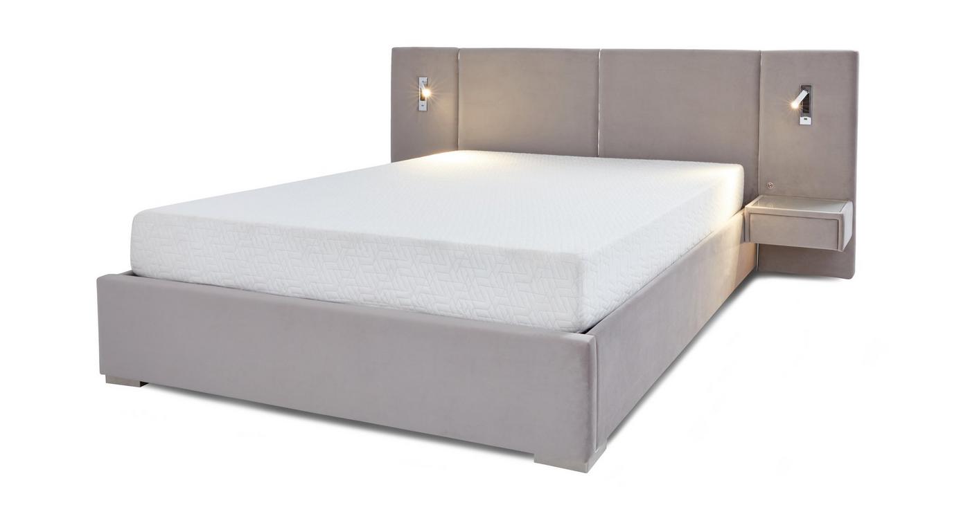 Super King Ottoman Bed with Bedside Tables view 4