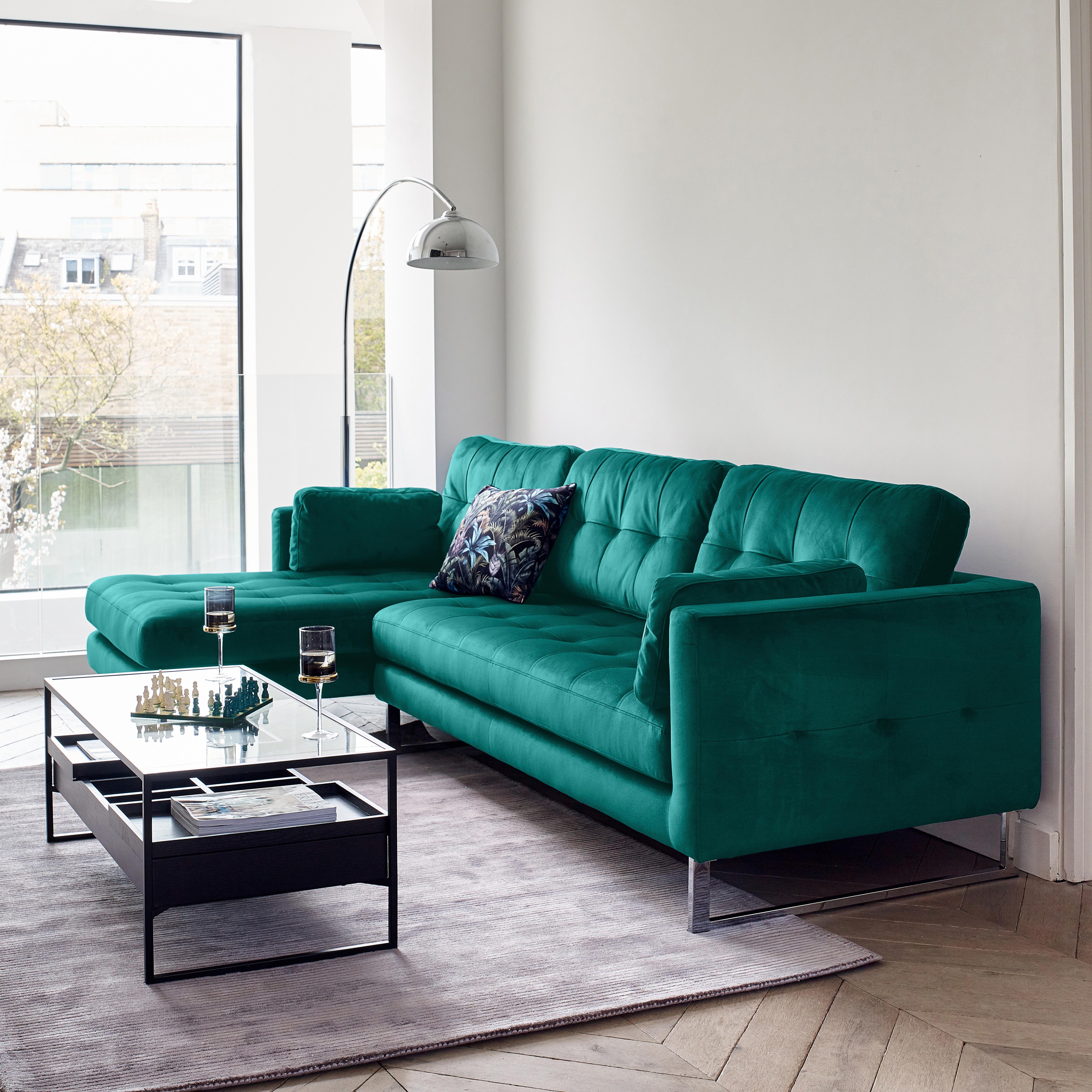 Paris Ii Left Hand Facing 4 Seater Chaise End Sofa | DFS