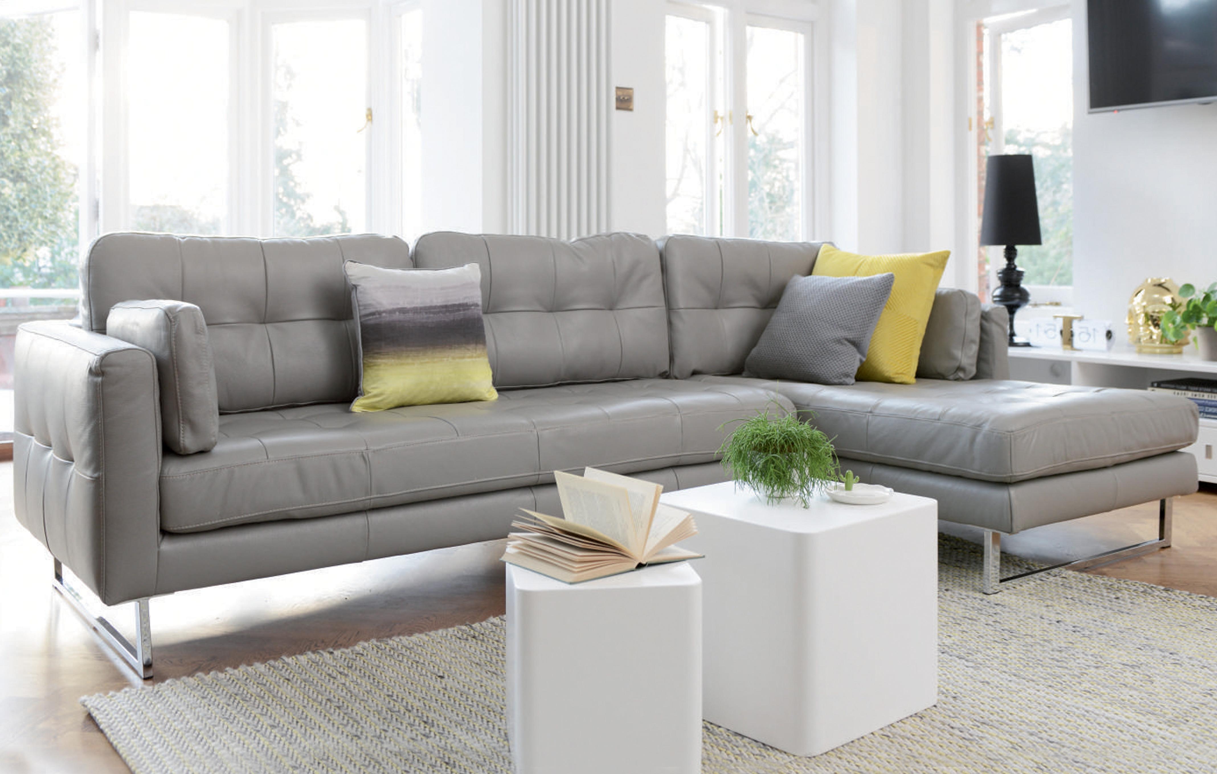 Right Hand Facing 4 Seater Chaise End Sofa