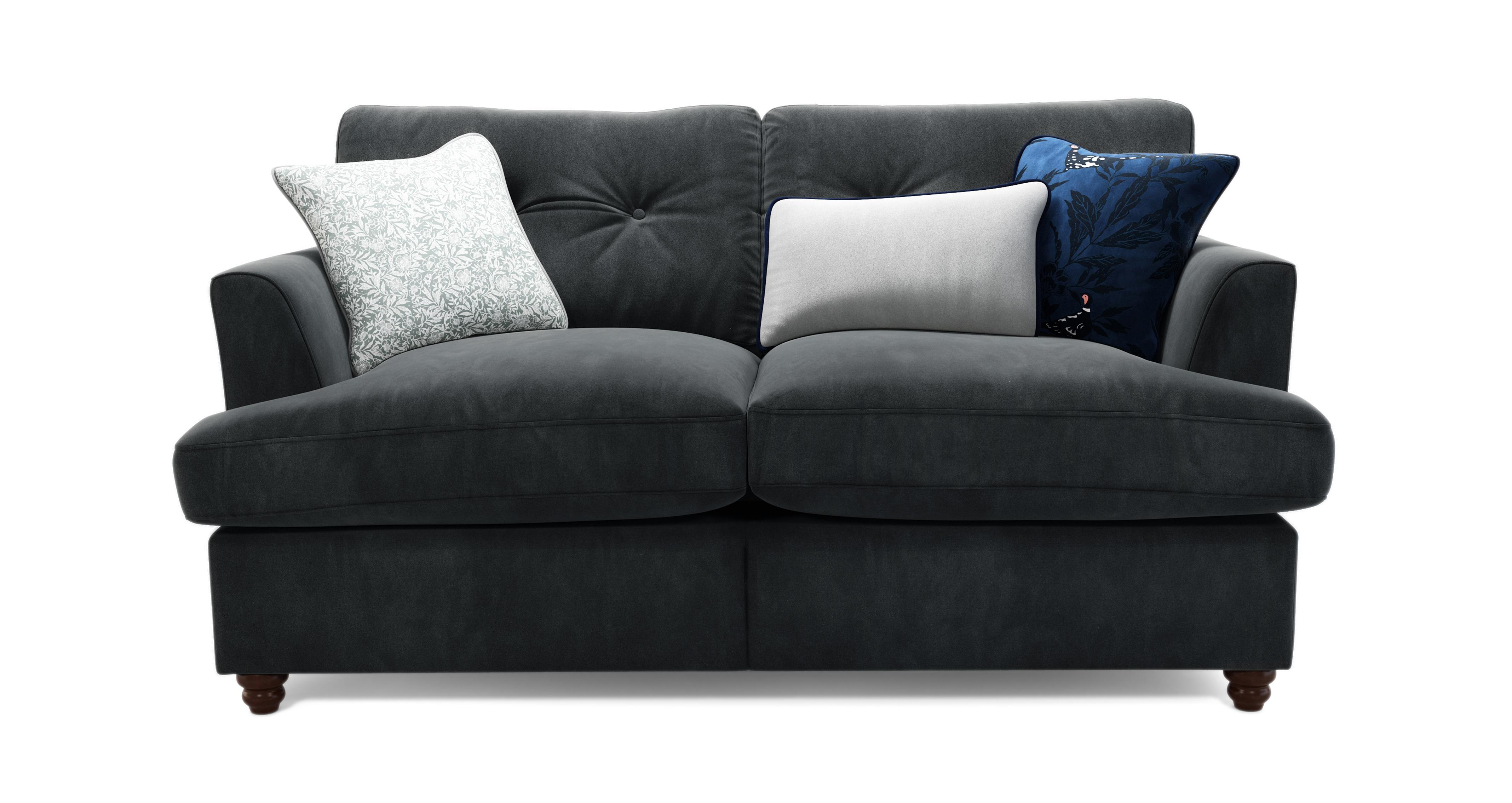 Velvet 2 Seater Deluxe Sofa Bed