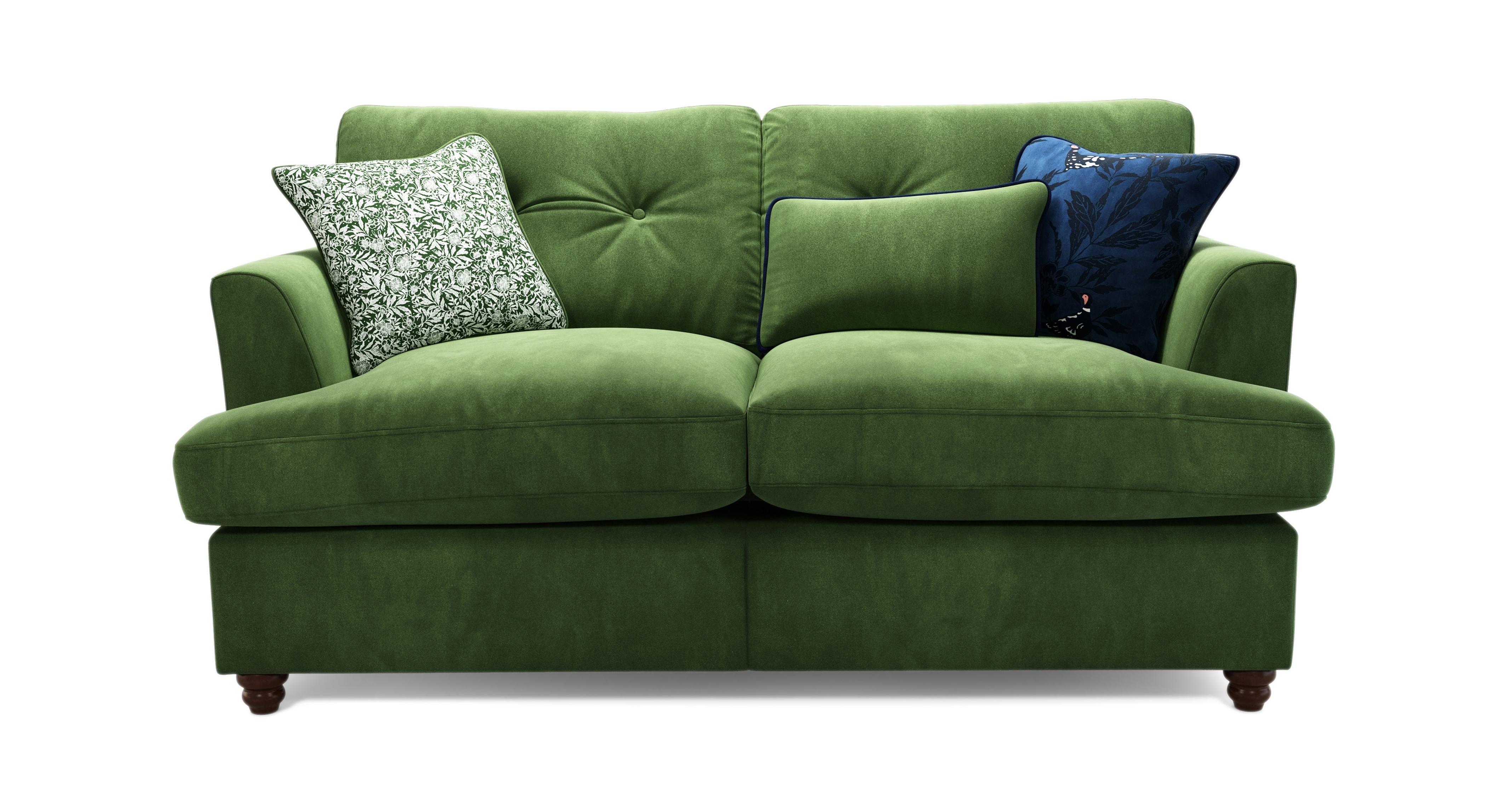 Velvet 2 Seater Deluxe Sofa Bed