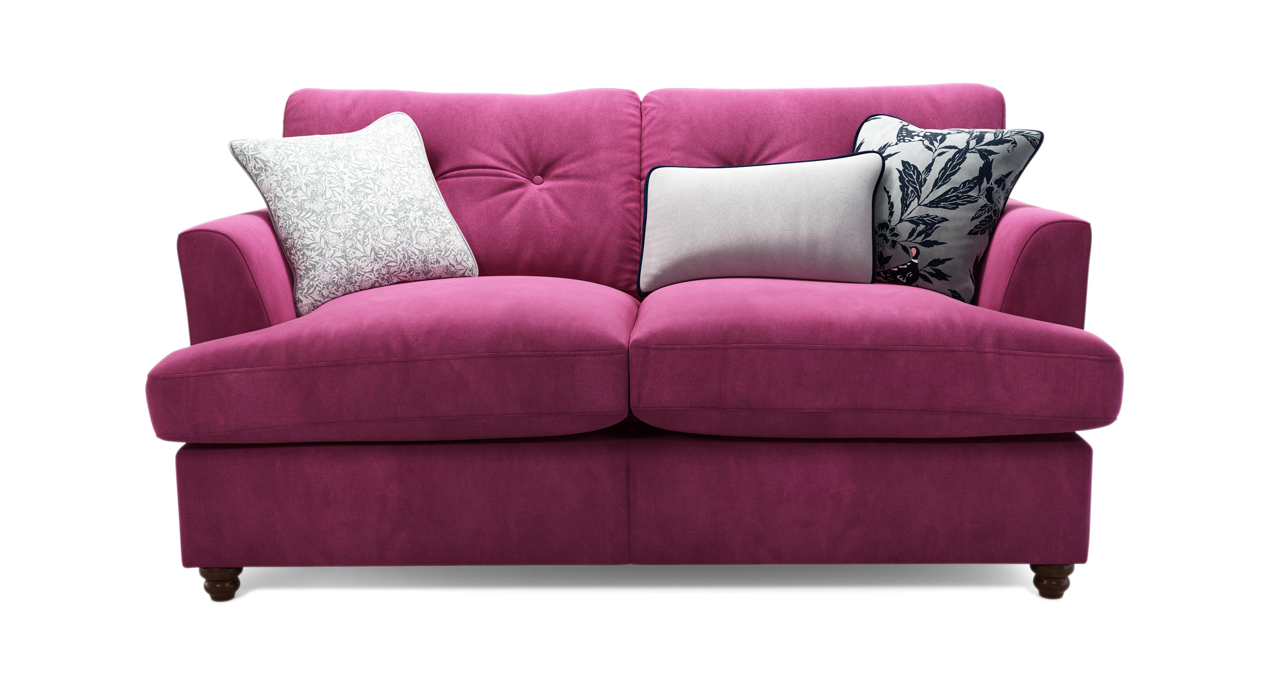 Velvet 2 Seater Deluxe Sofa Bed