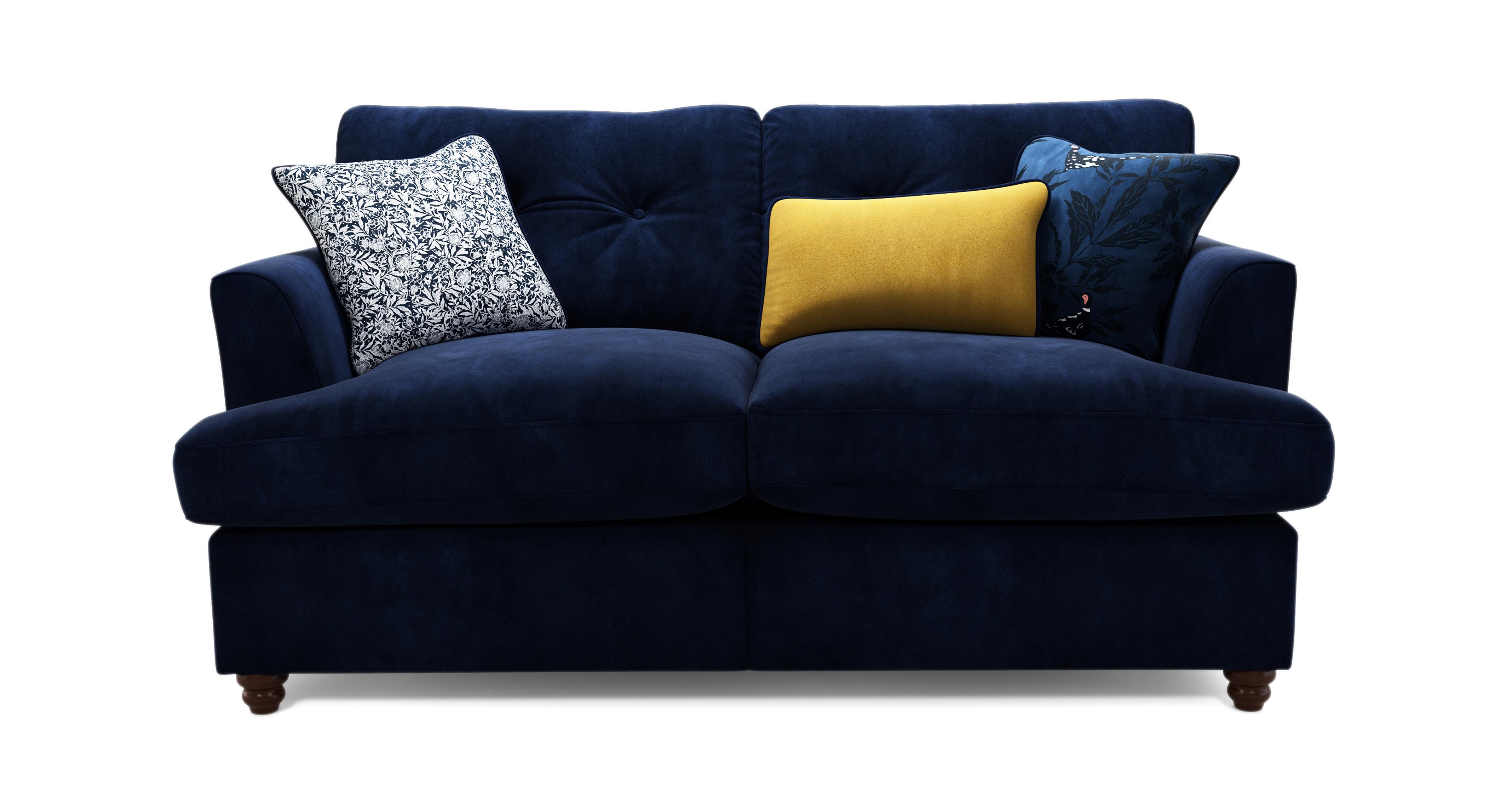 Velvet 2 Seater Deluxe Sofa Bed