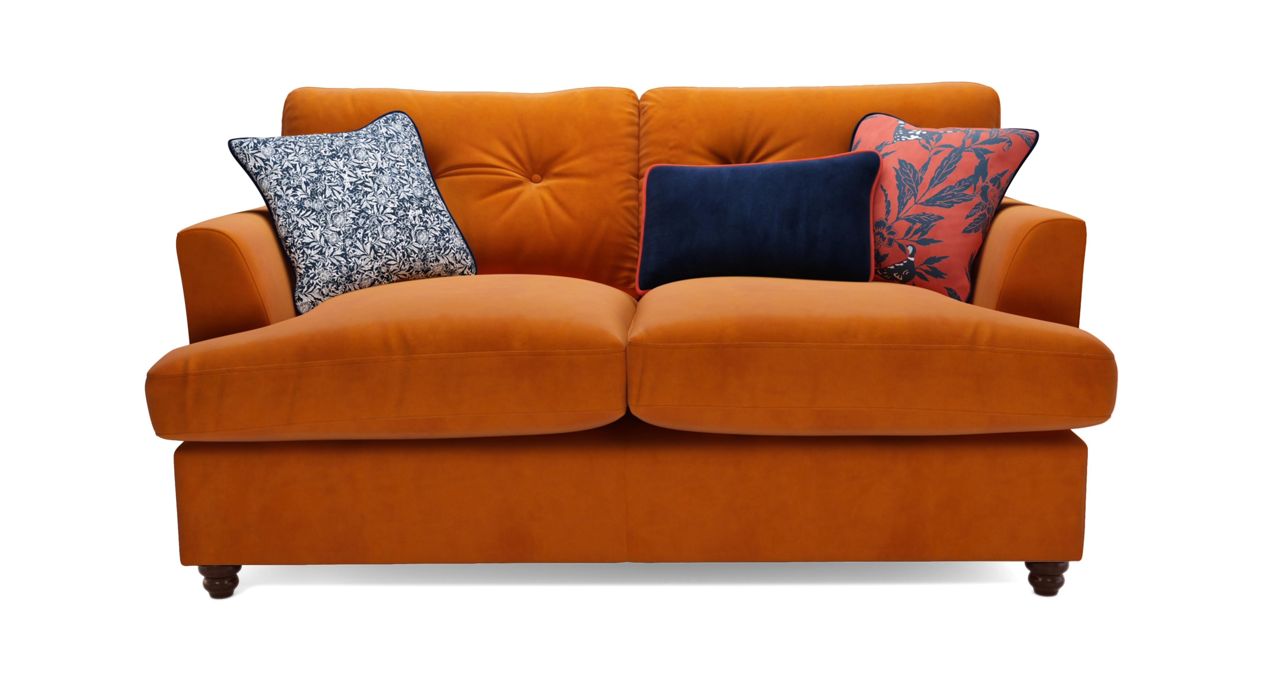 Velvet 2 Seater Deluxe Sofa Bed