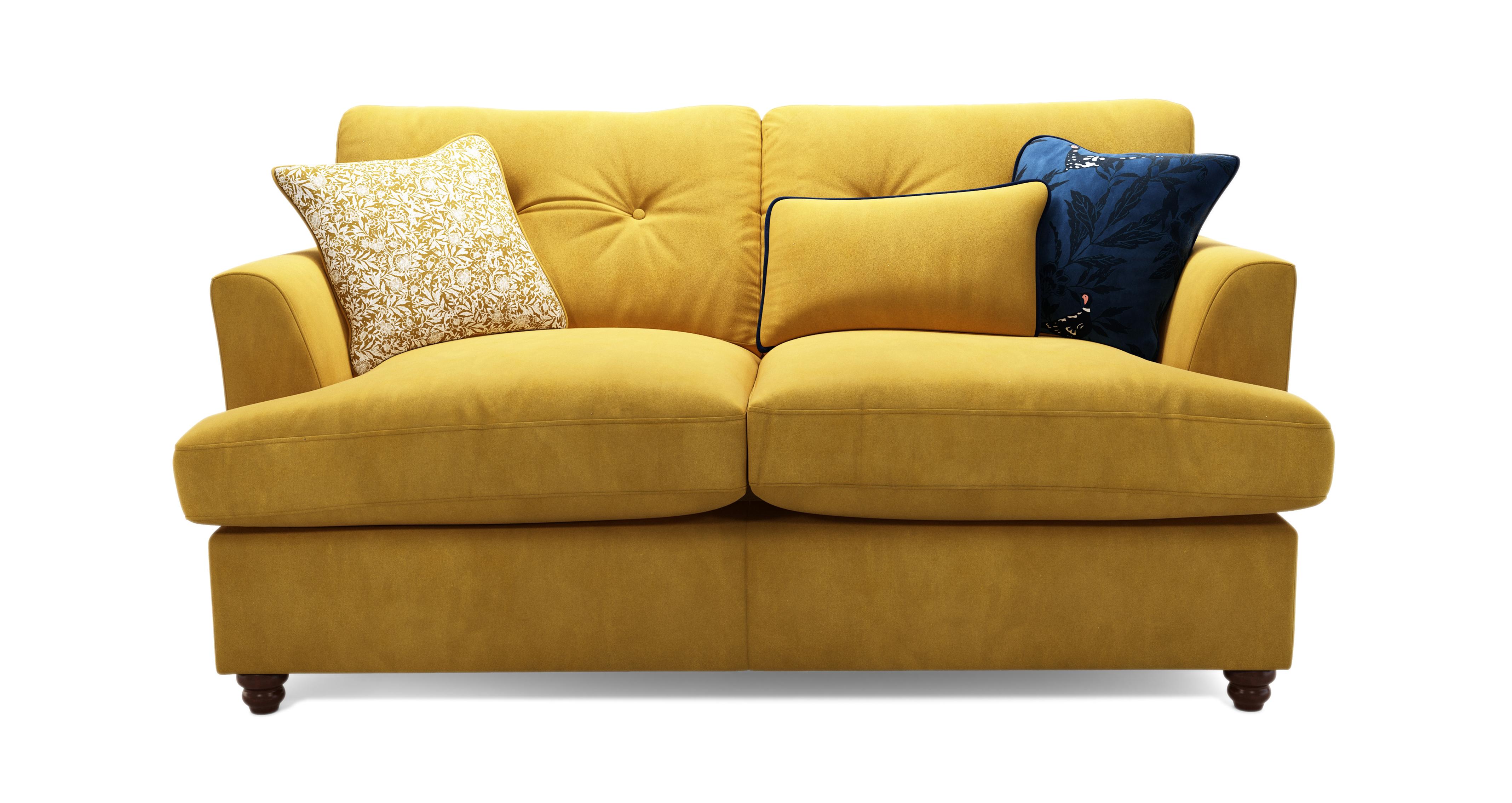 Velvet 2 Seater Deluxe Sofa Bed