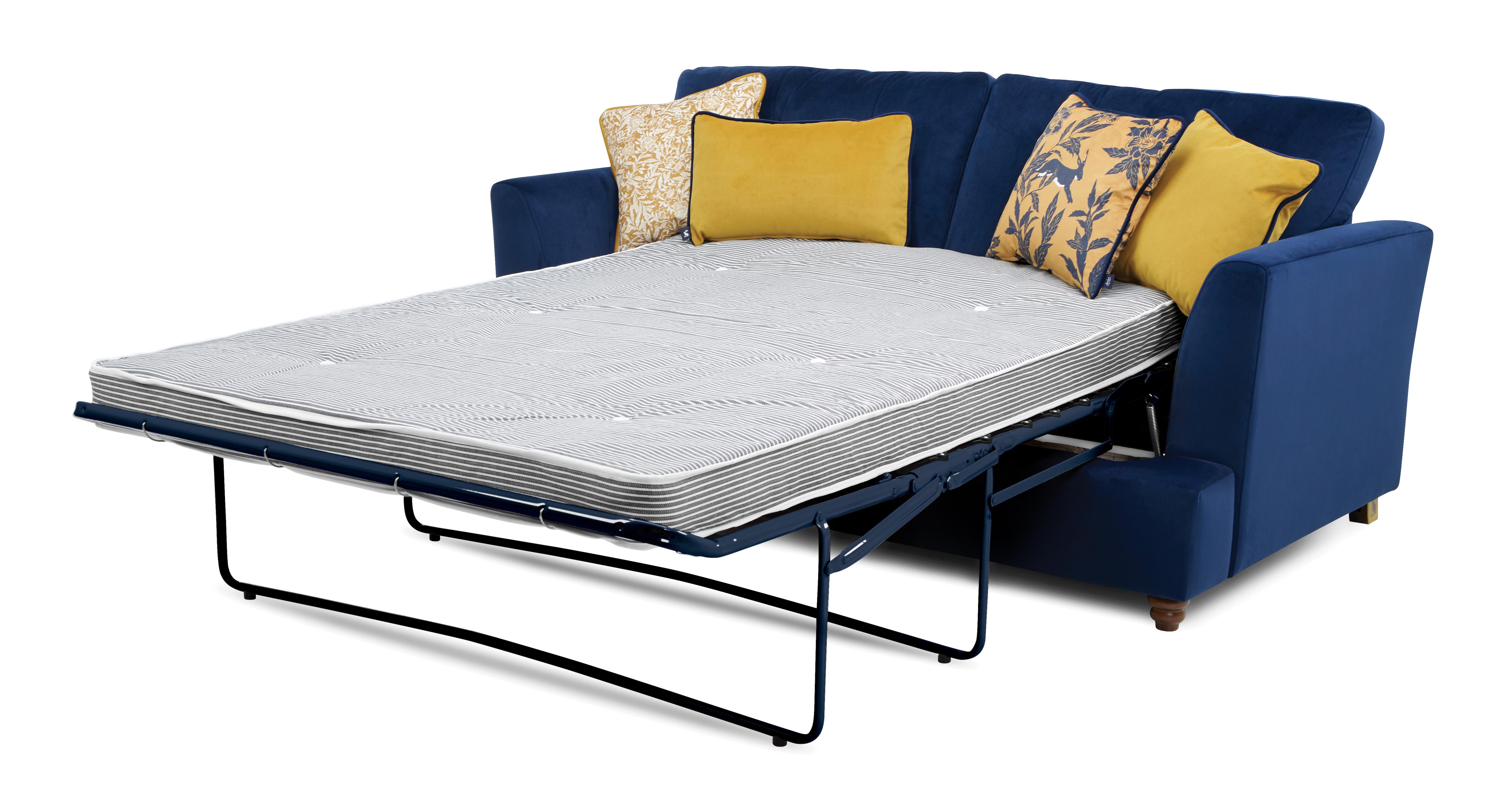 Patterdale Velvet 3 Seater Deluxe Sofa Bed DFS