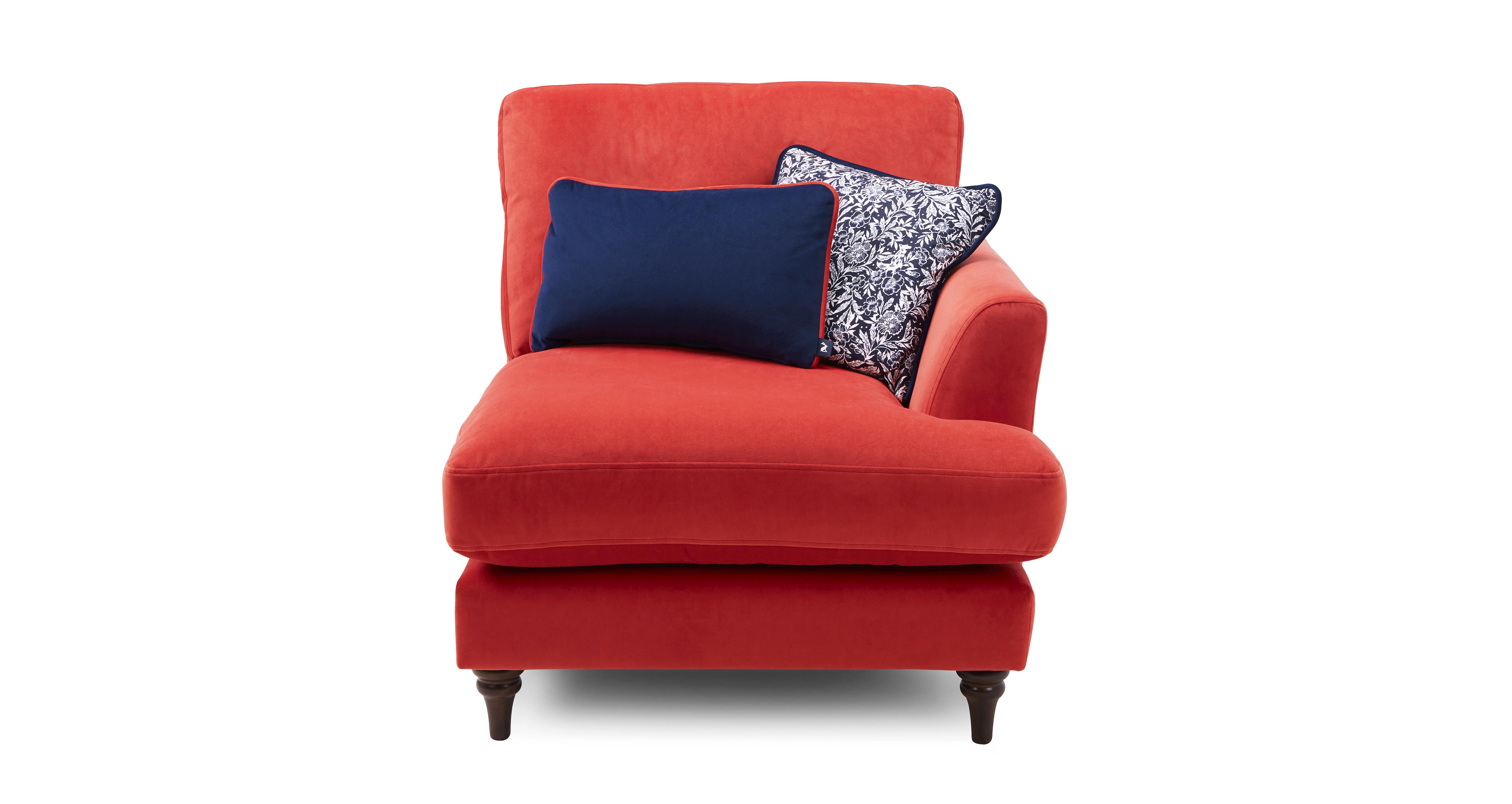 Patterdale Velvet Right Hand Facing 1 Arm Small Seat Unit DFS