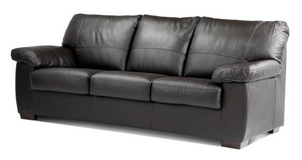 Pavilion 3 Seater Sofa Bed Essential Dfs, Dark Brown Leather Couch Bed