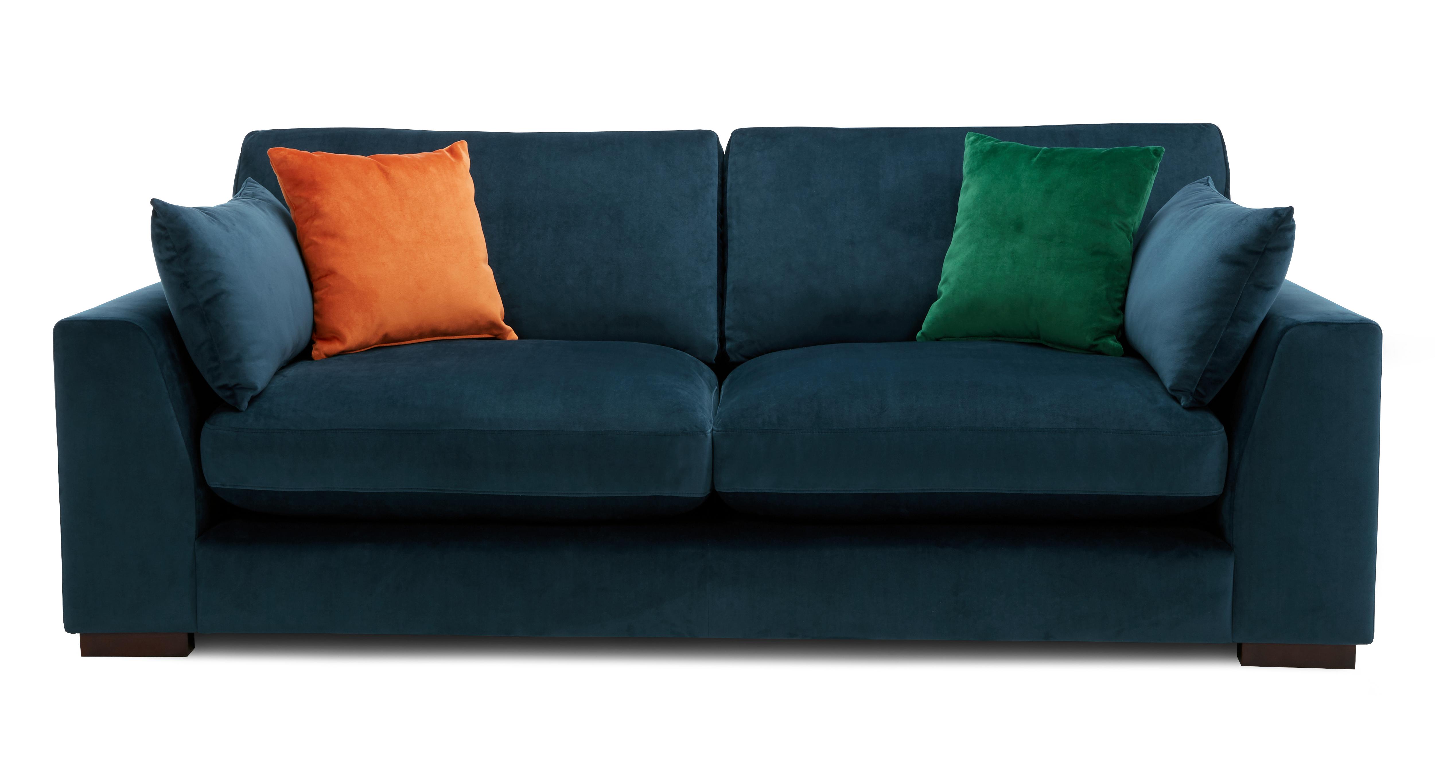 Dwell velvet deals sofa