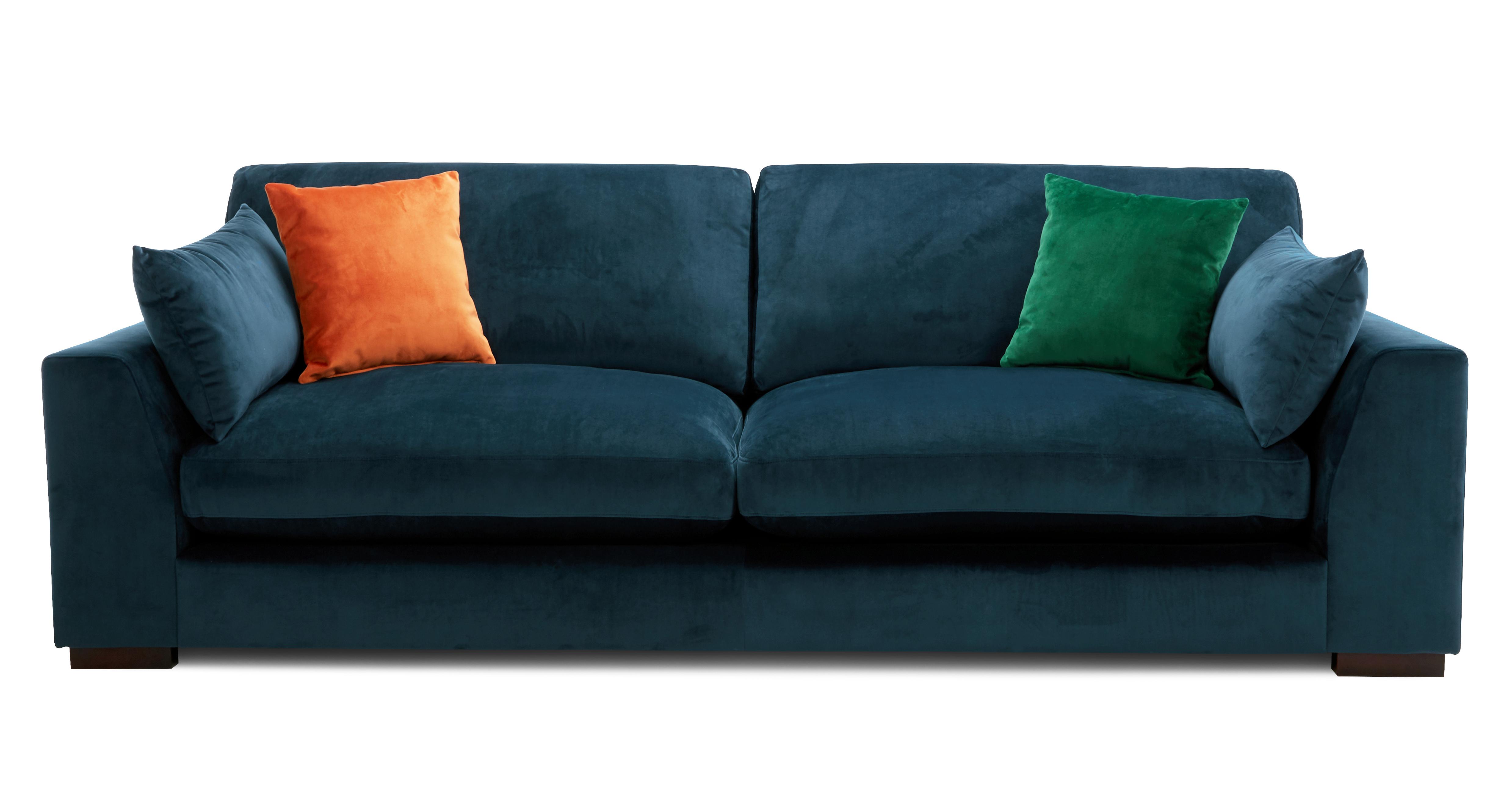 Plush 4 online seater sofa