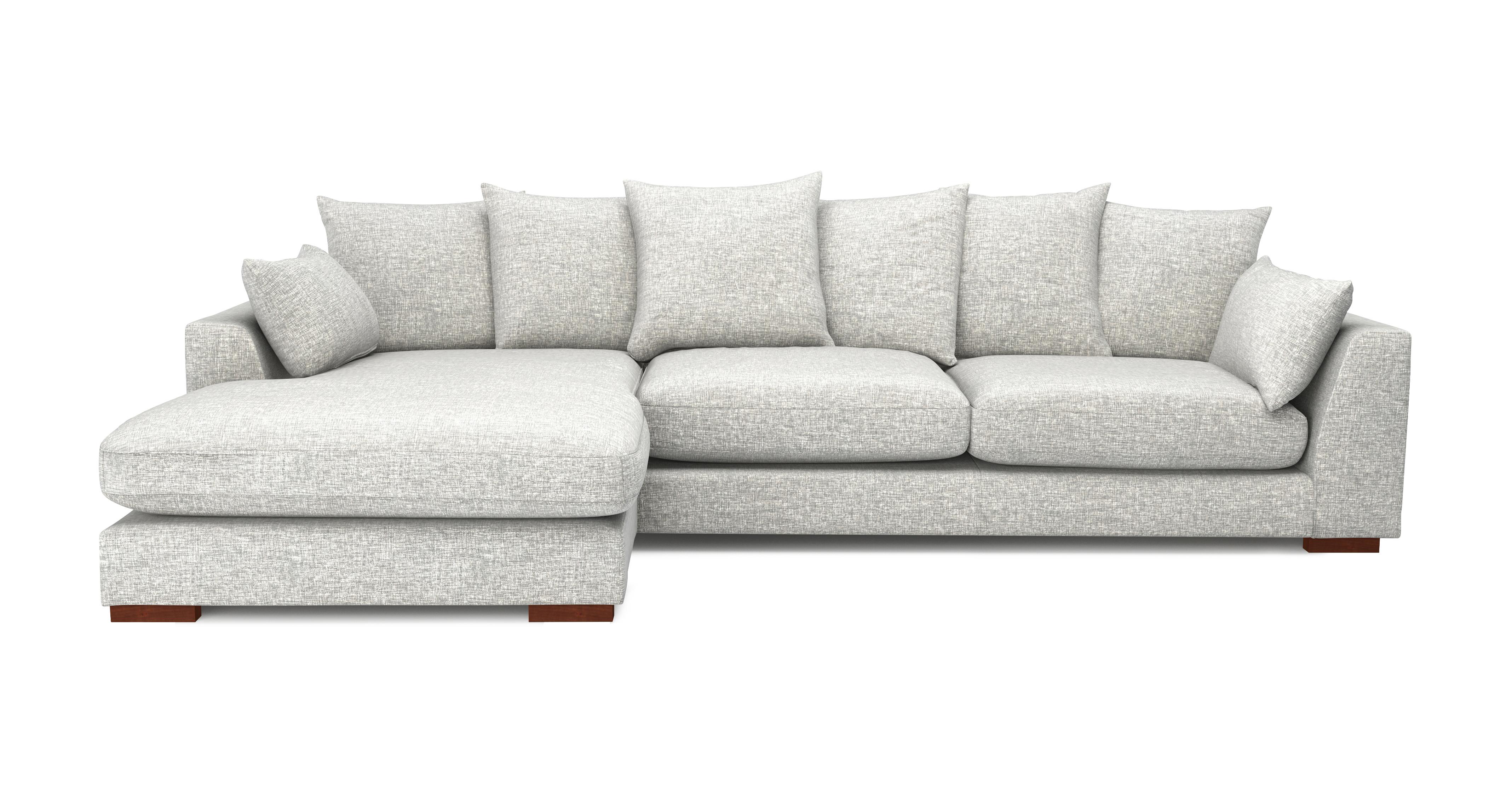 Plush l deals shaped sectional