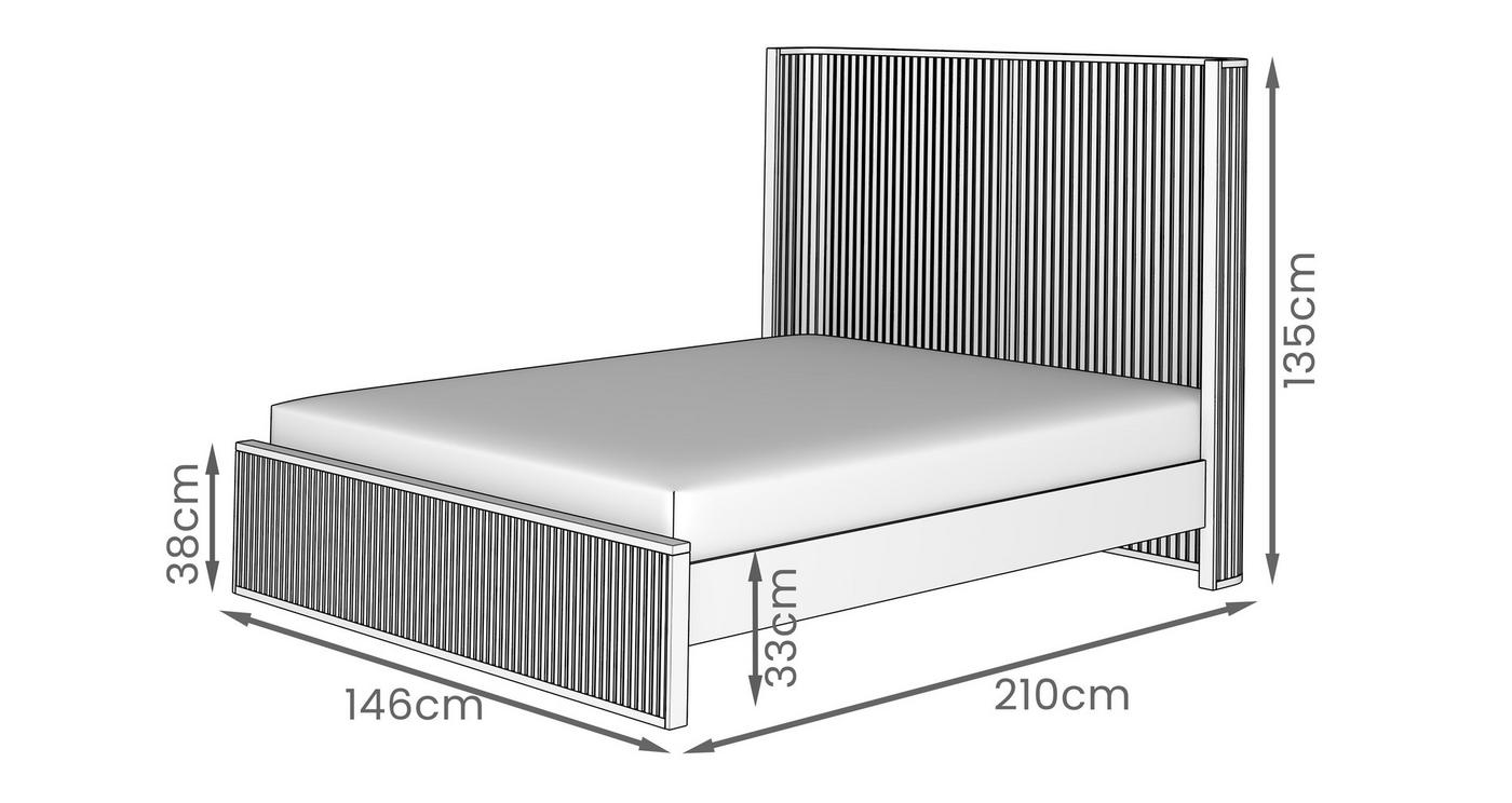 Double Bedframe view 3