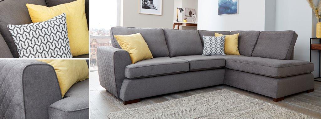Pryzm Left Hand Facing Arm Open End Corner Sofa Plaza Dfs Ireland