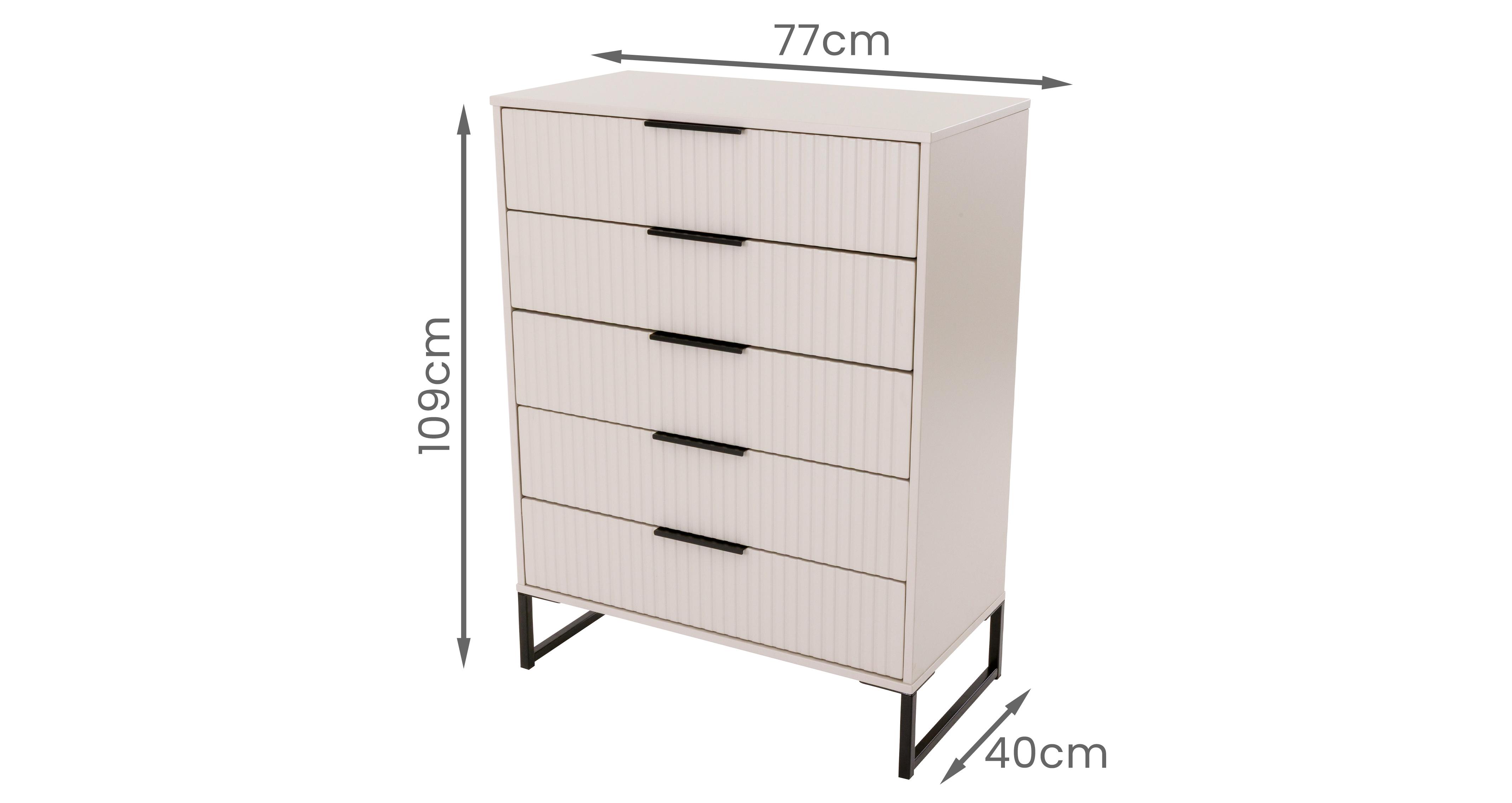 Rambla 5 Drawer Chest in Rambla Kashmir