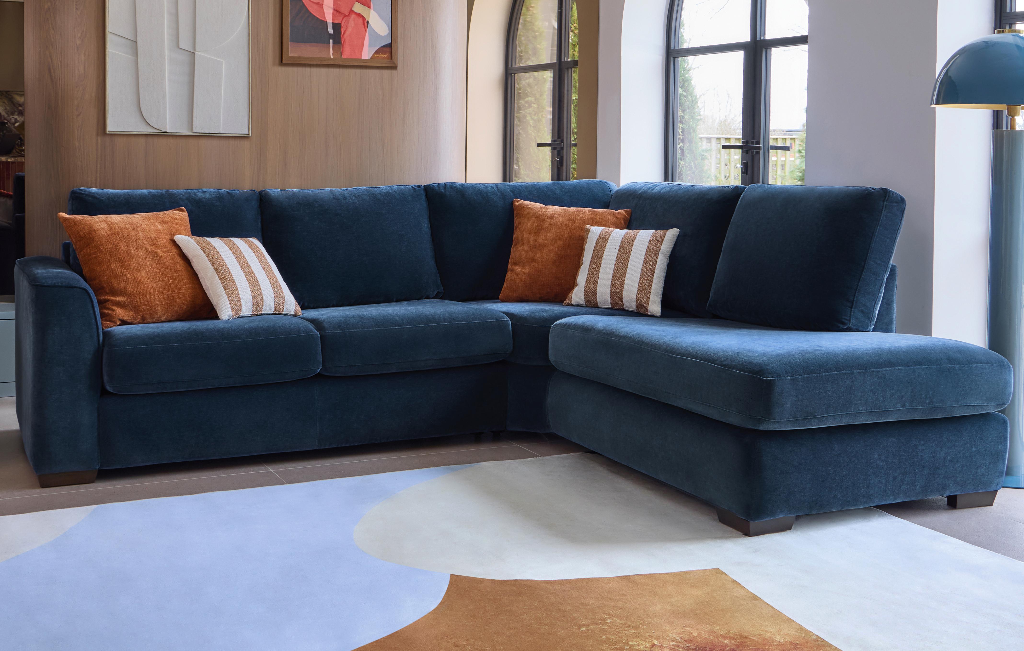 Left Hand Facing Arm Open End Corner Sofa