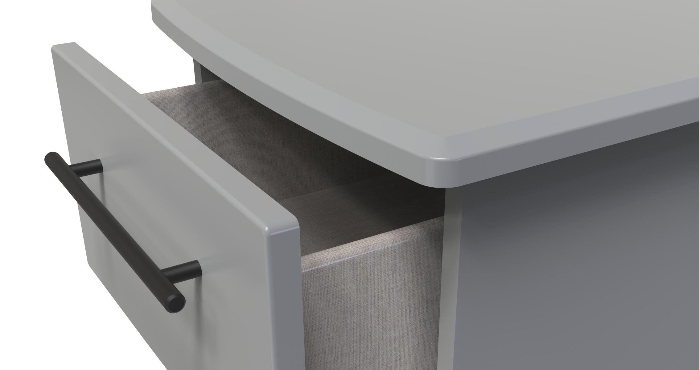 Reed 5 Drawer Tallboy in Jordan Grey