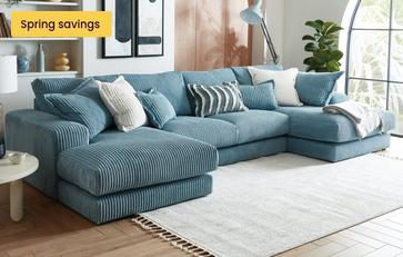 Large Double Ended Chaise Sofa