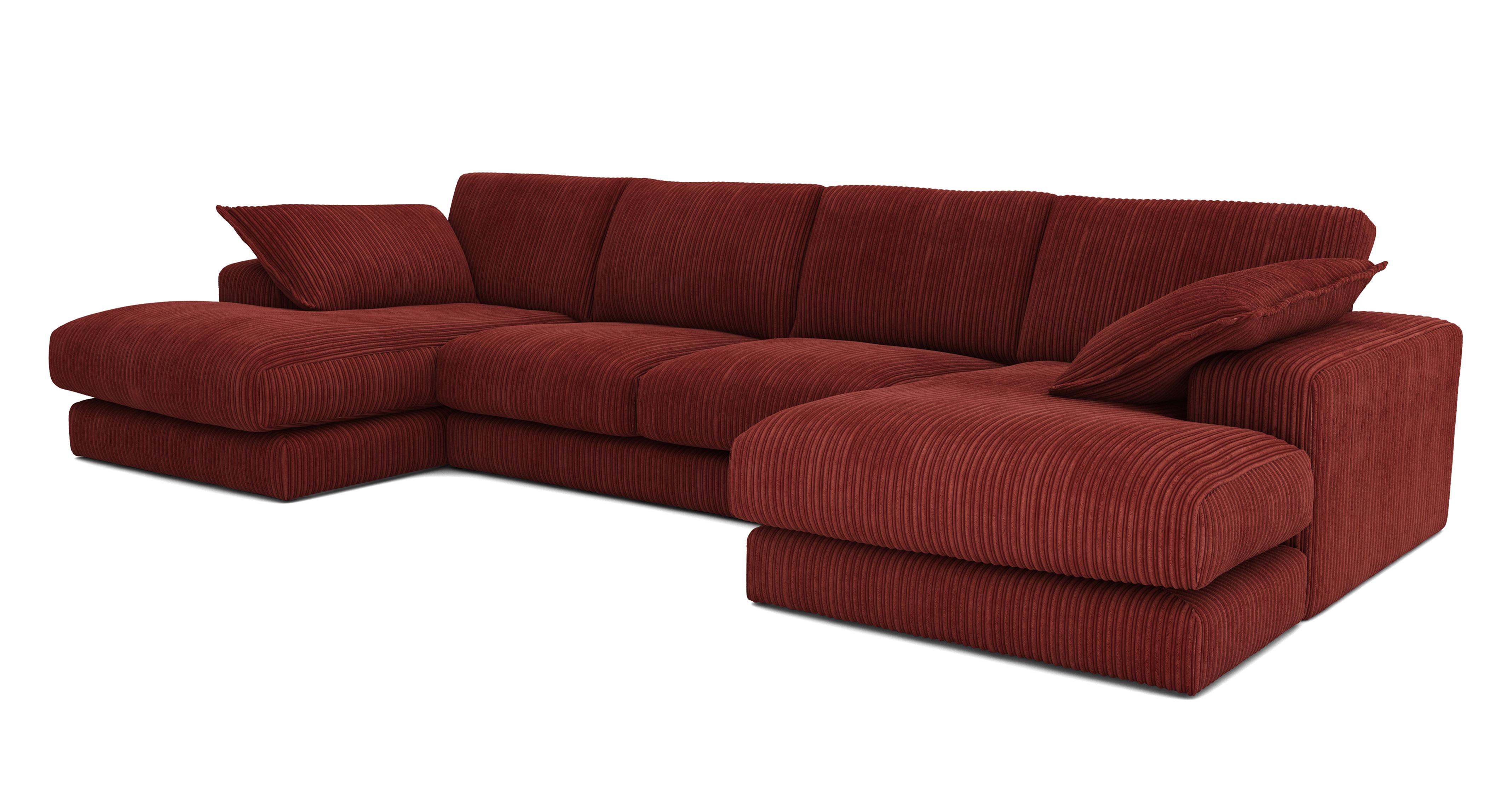 Large Double Ended Chaise and Large Bench Footstool Bundle