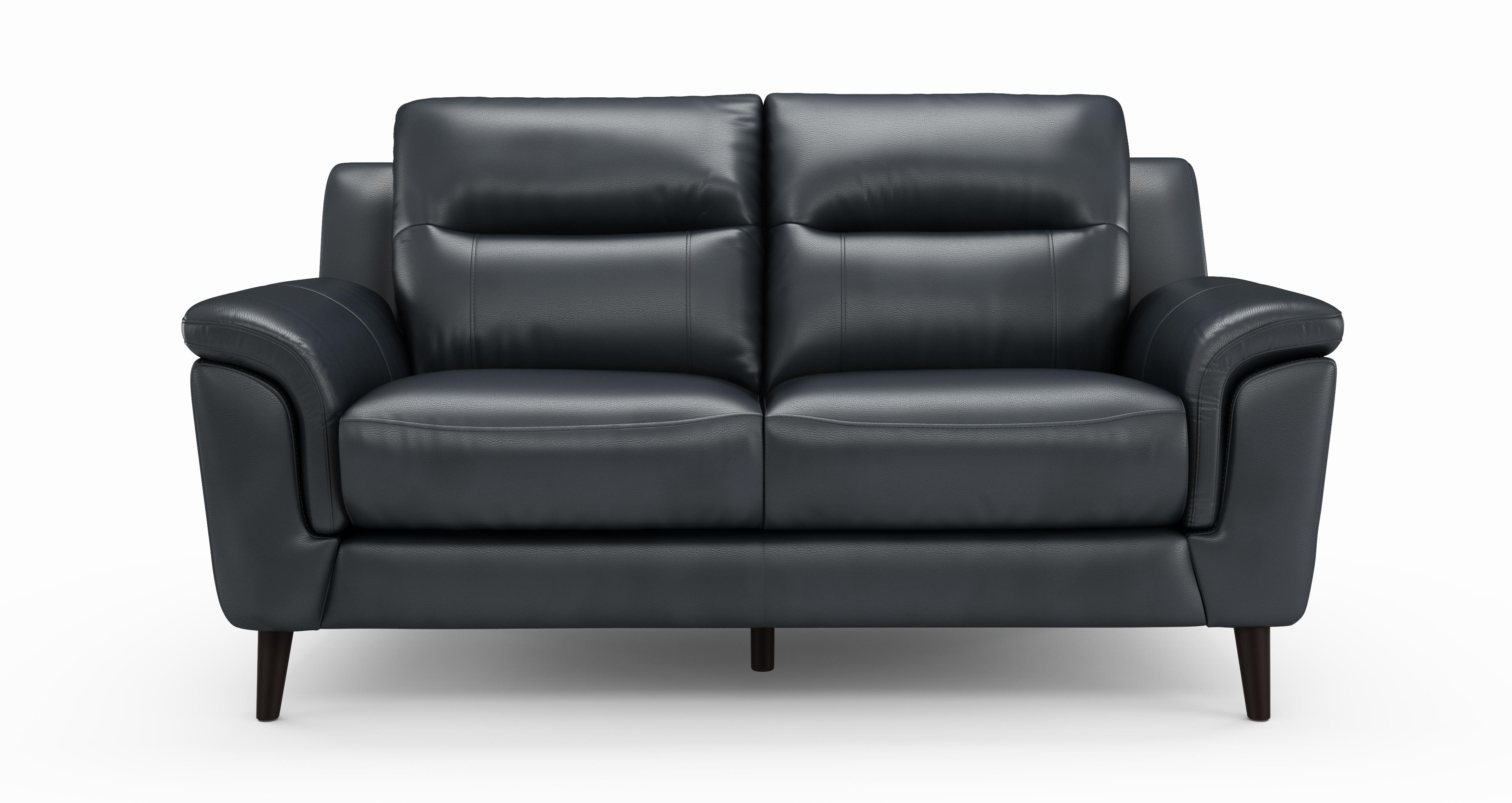 Dfs two deals seater leather sofas