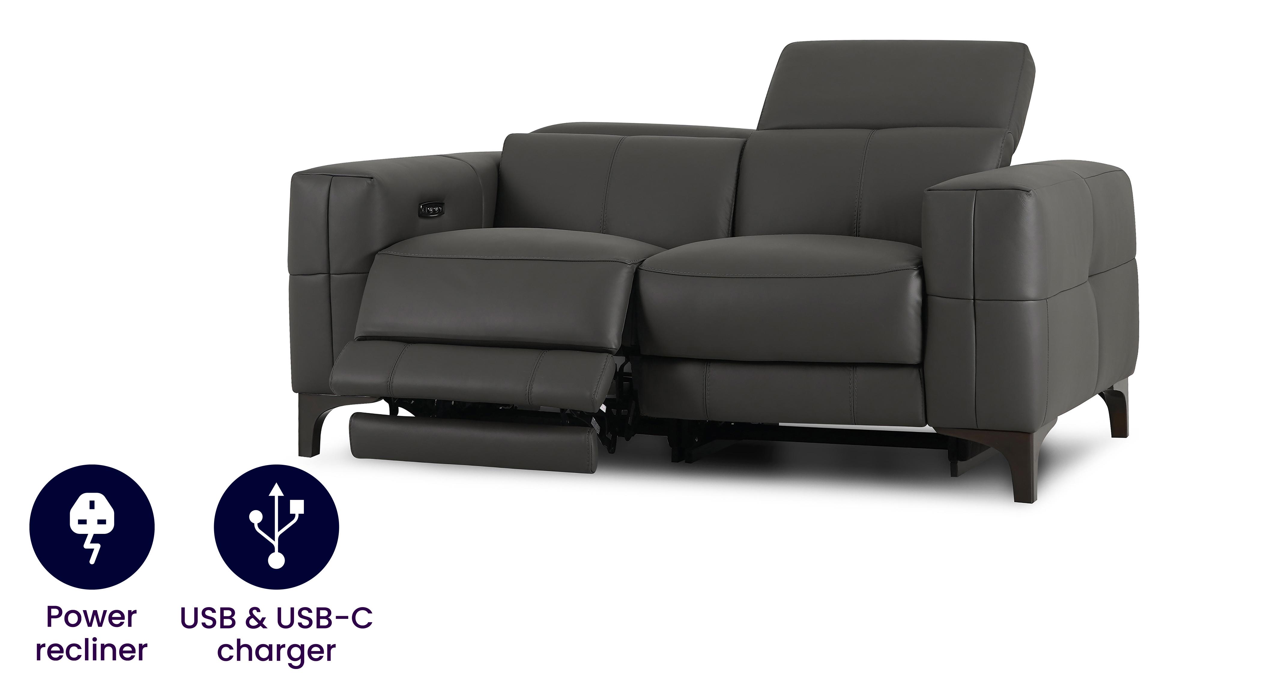 2 Seater Power Recliner Sofa