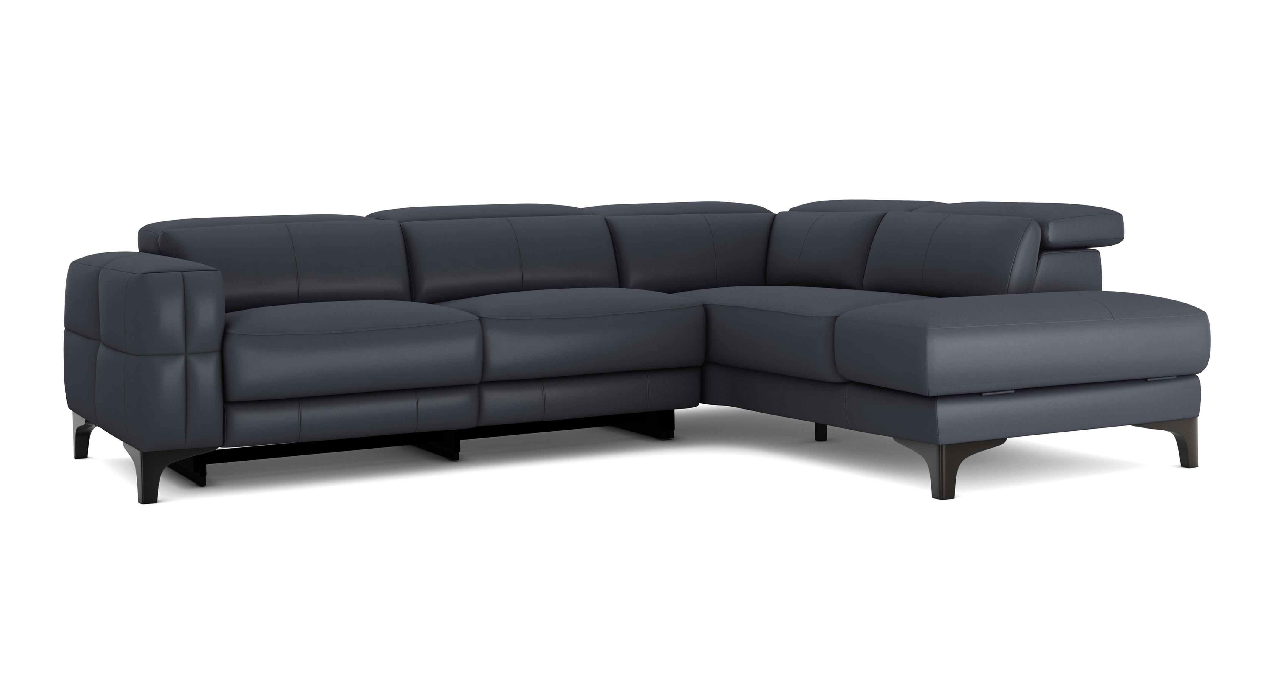 Left Hand Facing Arm 2 Corner 1 Power Open End Storage Sofa