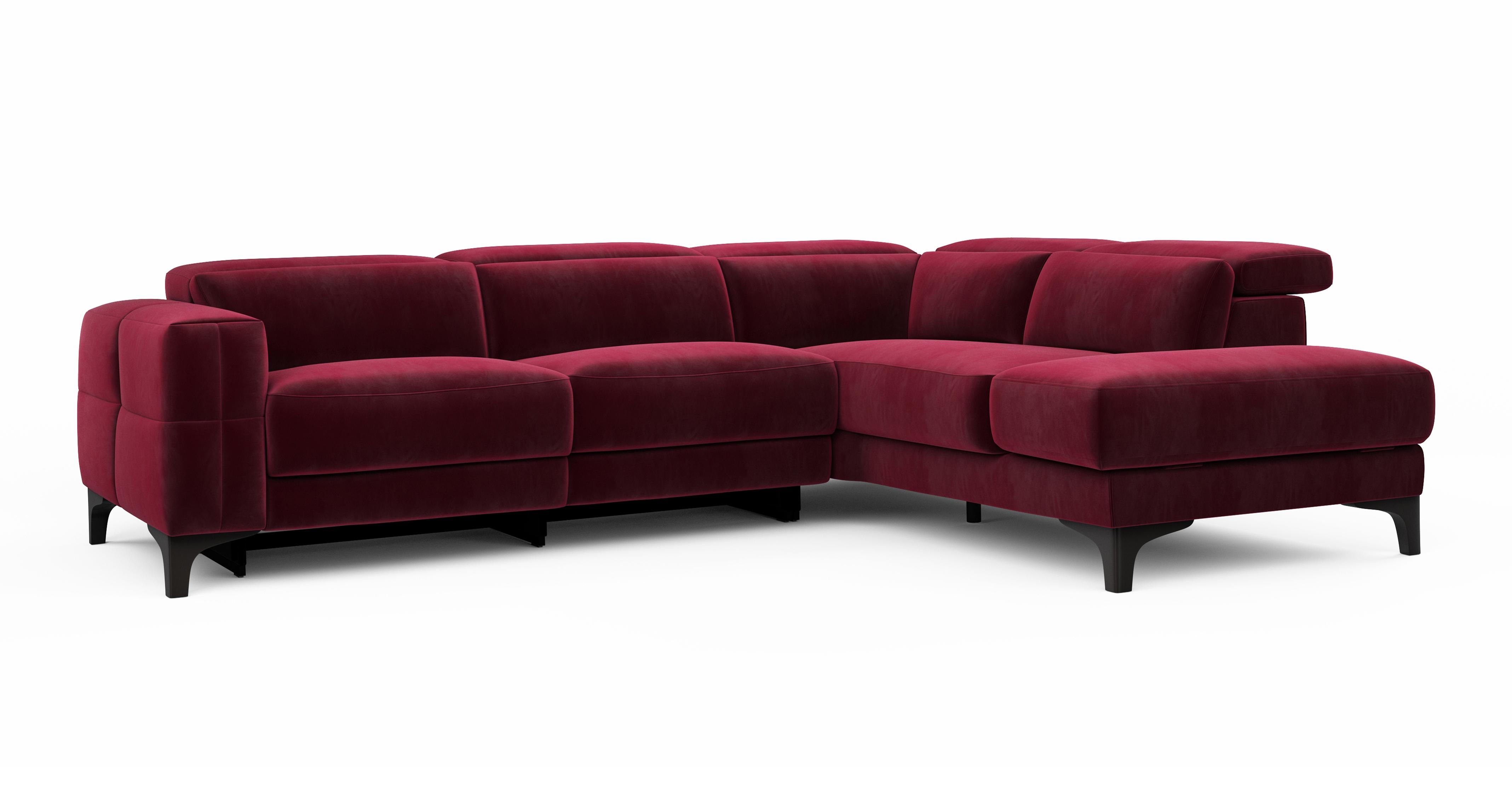 Left Hand Facing Arm 2 Corner 1 Power Open End Storage Sofa