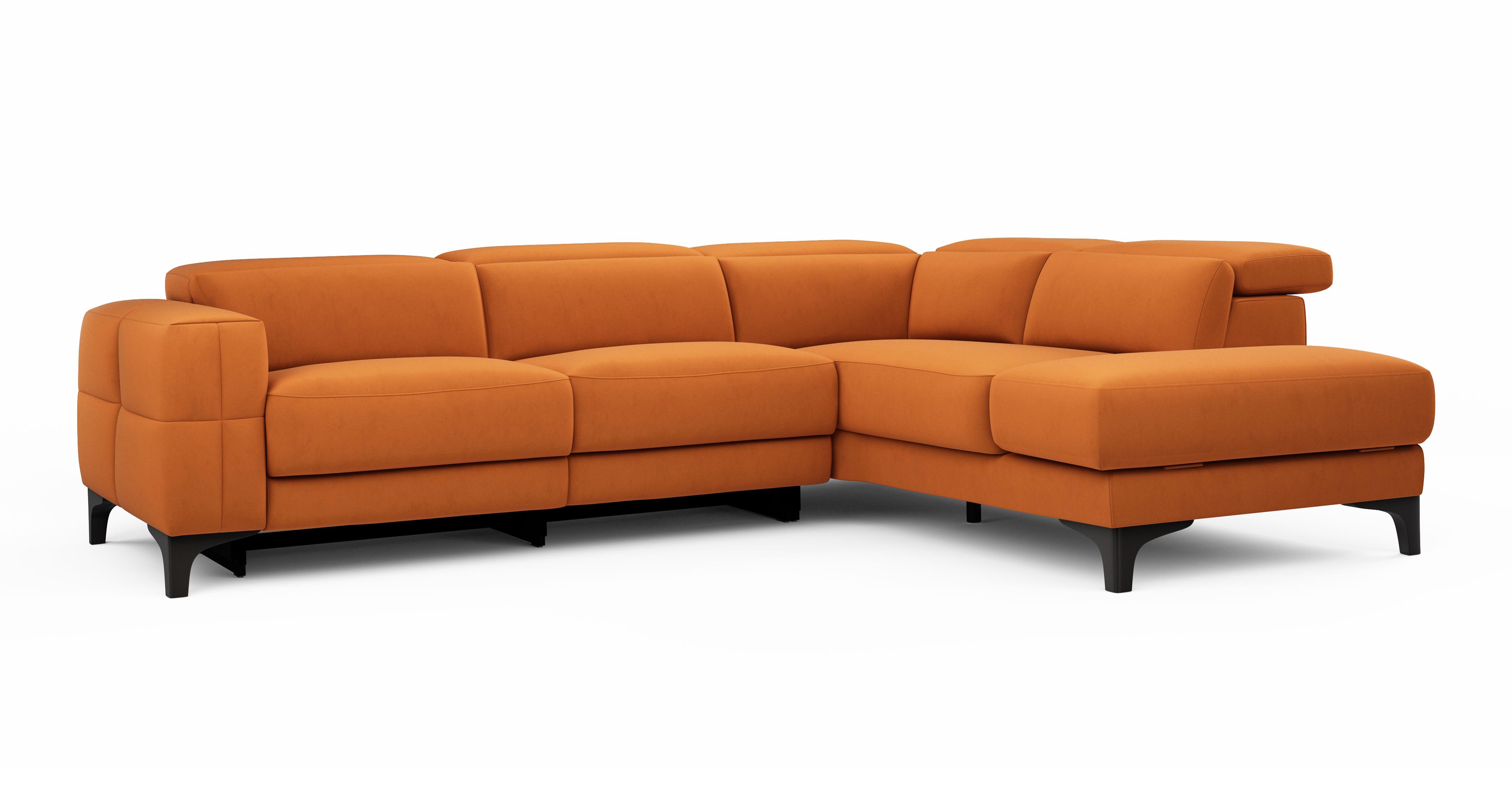 Left Hand Facing Arm 2 Corner 1 Power Open End Storage Sofa