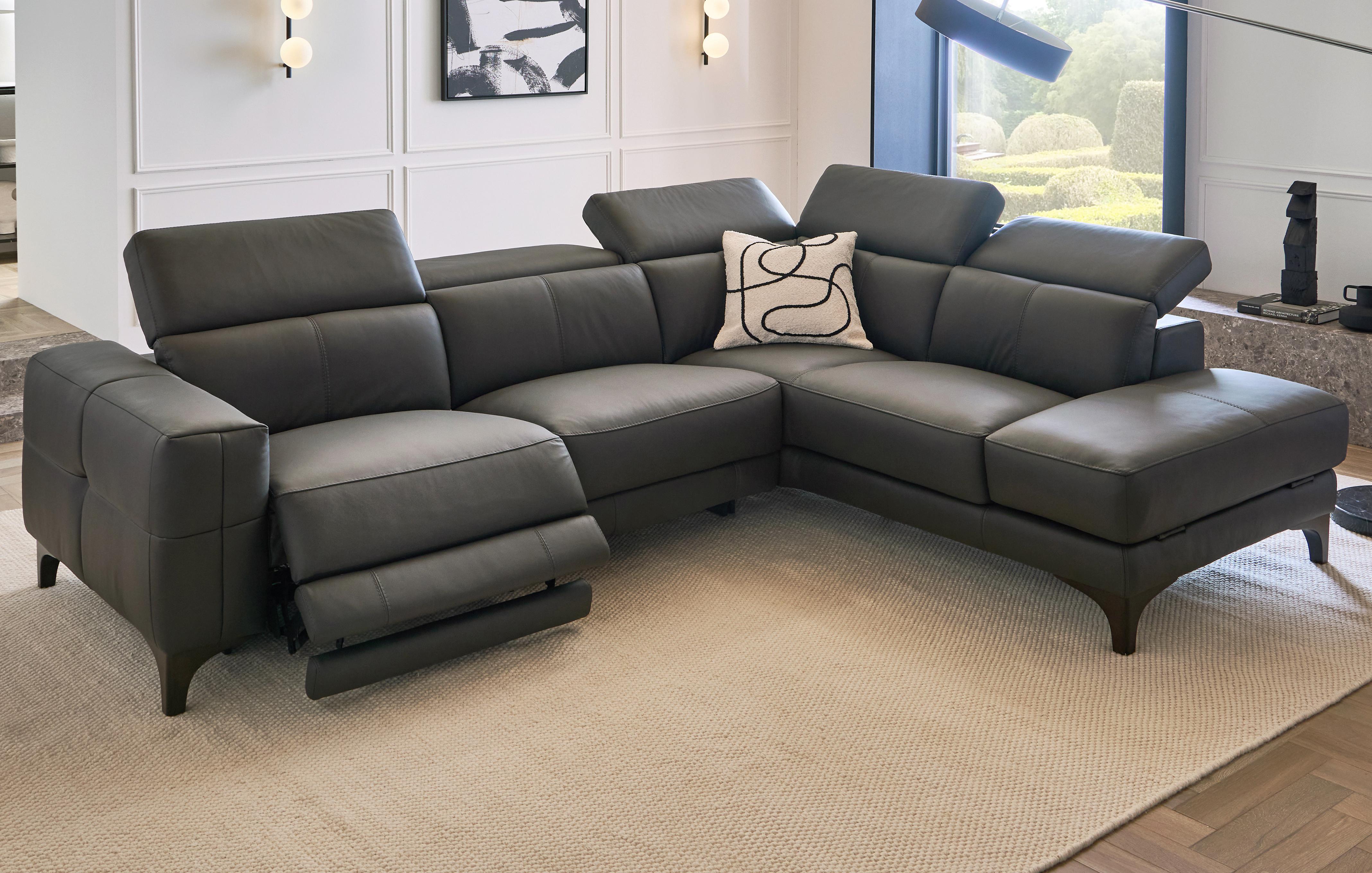 Left Hand Facing Arm 2 Corner 1 Power Open End Storage Sofa