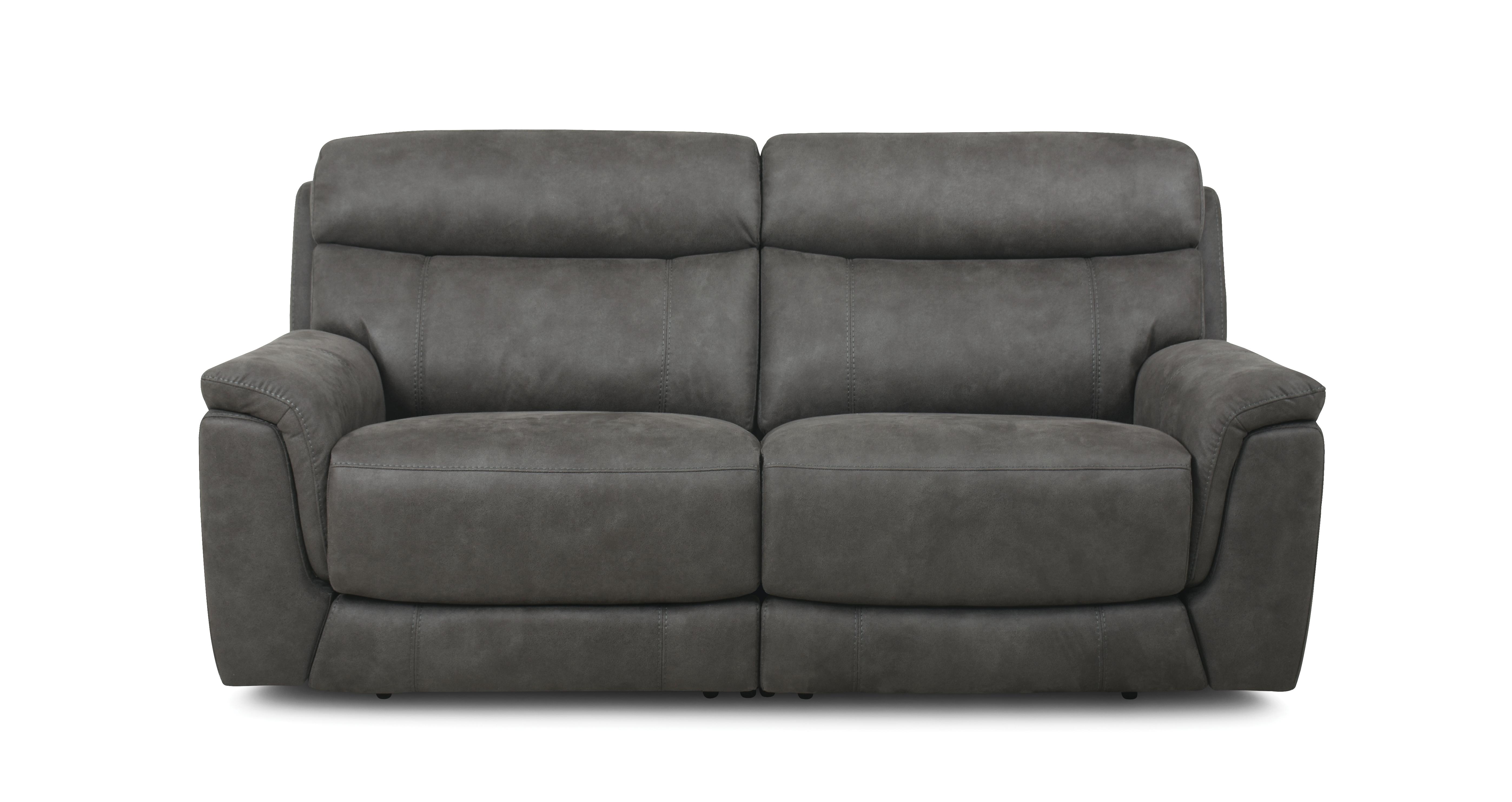 Dfs grey best sale recliner sofa